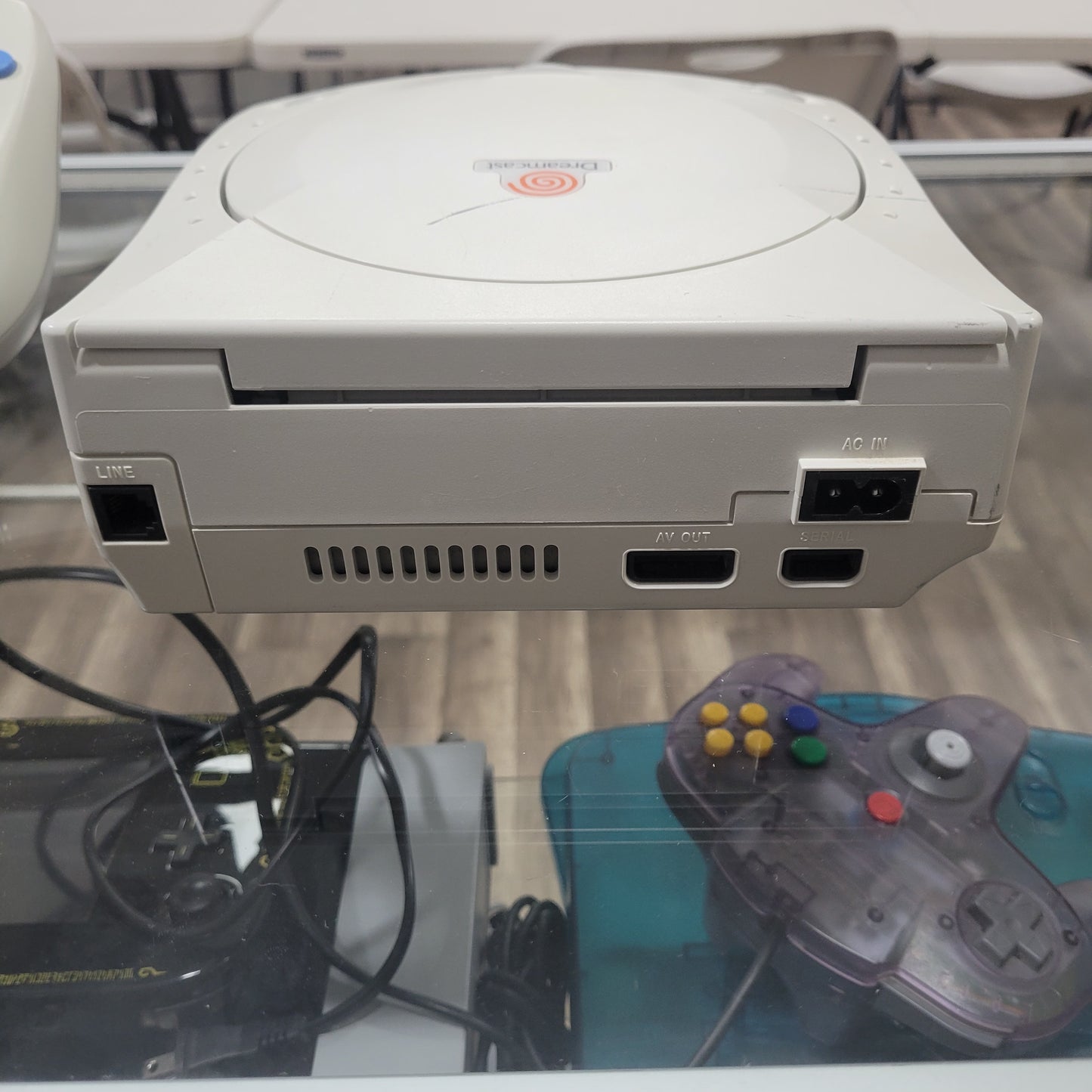 Sega Dreamcast System Memory card Controller power and video cable included