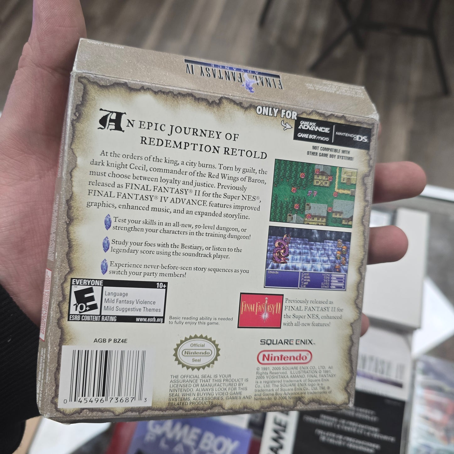 Final Fantasy IV Advance Nintendo GameBoy Advance