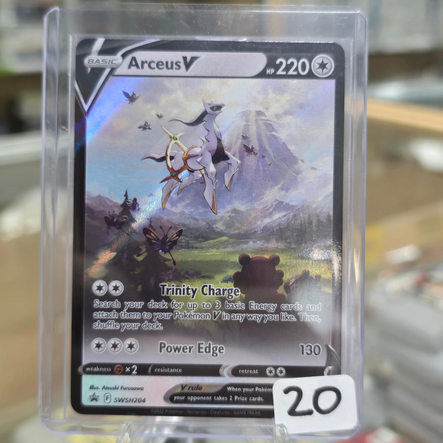 Arceus V - SWSH204 - SWSH: Sword & Shield Promo Cards (NM)