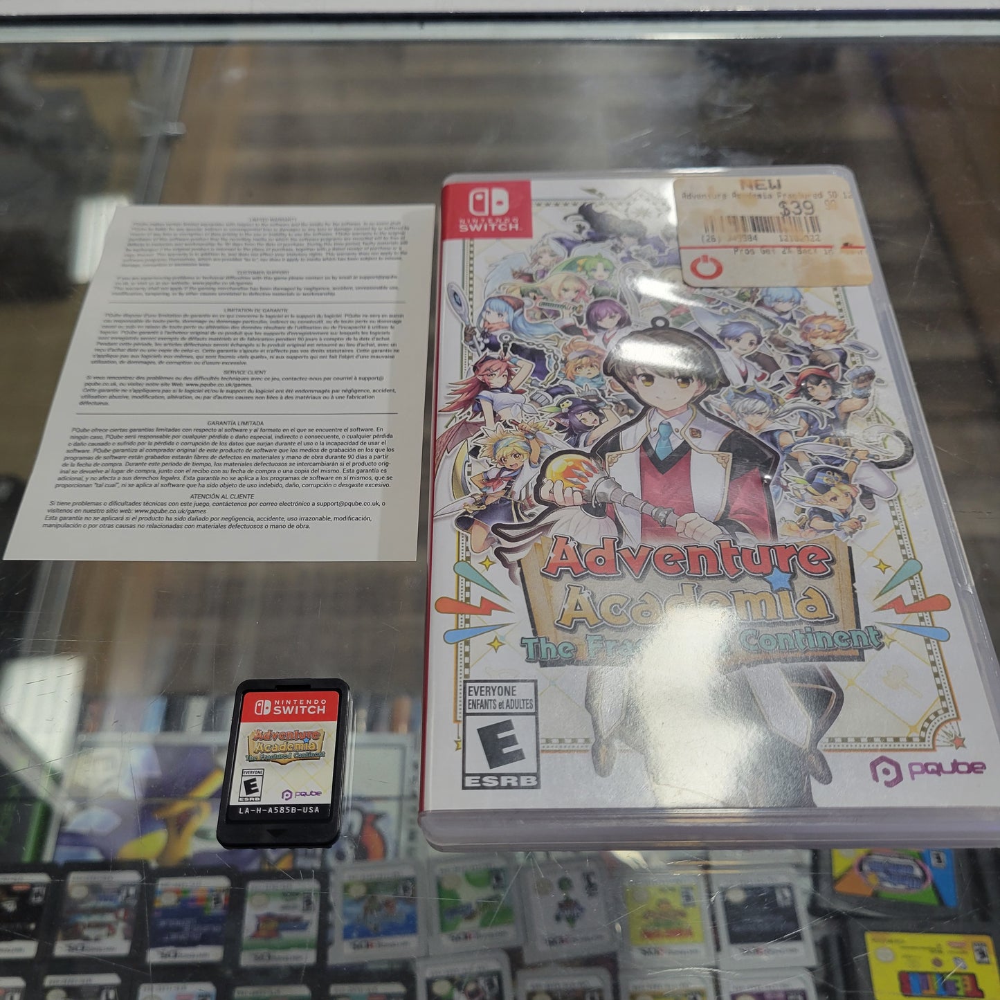 Adventure Academia The Fractured Continent Nintendo Switch