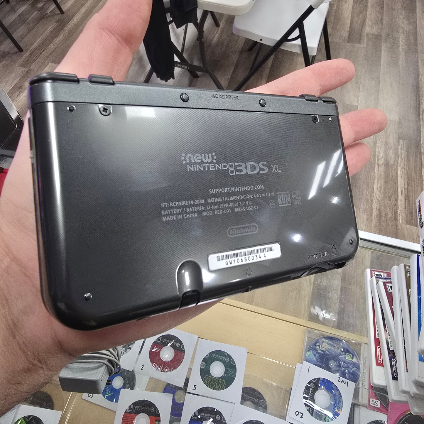 Black "New" Nintendo 3DS XL Handheld System With Charger (Clean System)