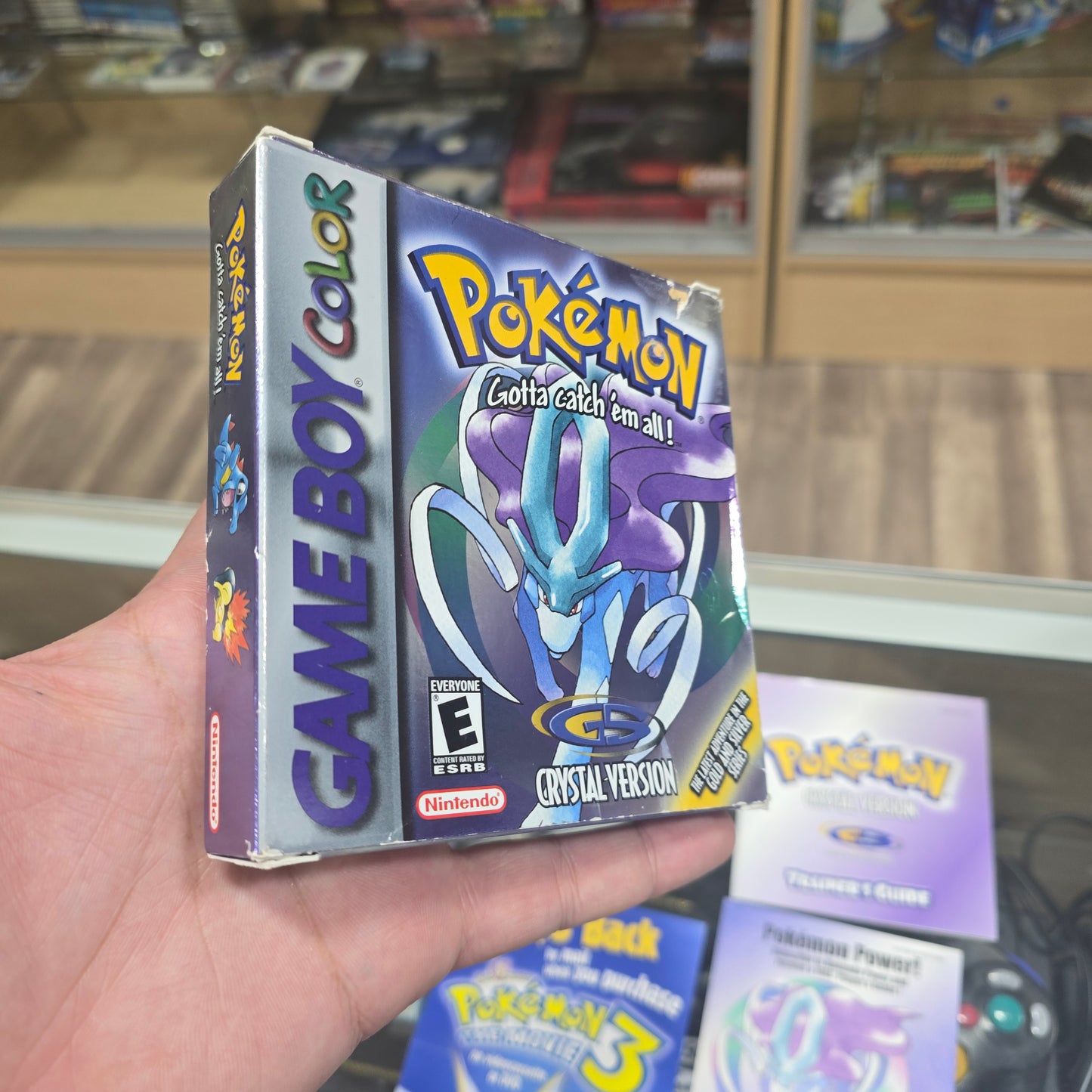 Pokémon Crystal (New Battery) (CIB) (Good Condition) Nintendo Gameboy