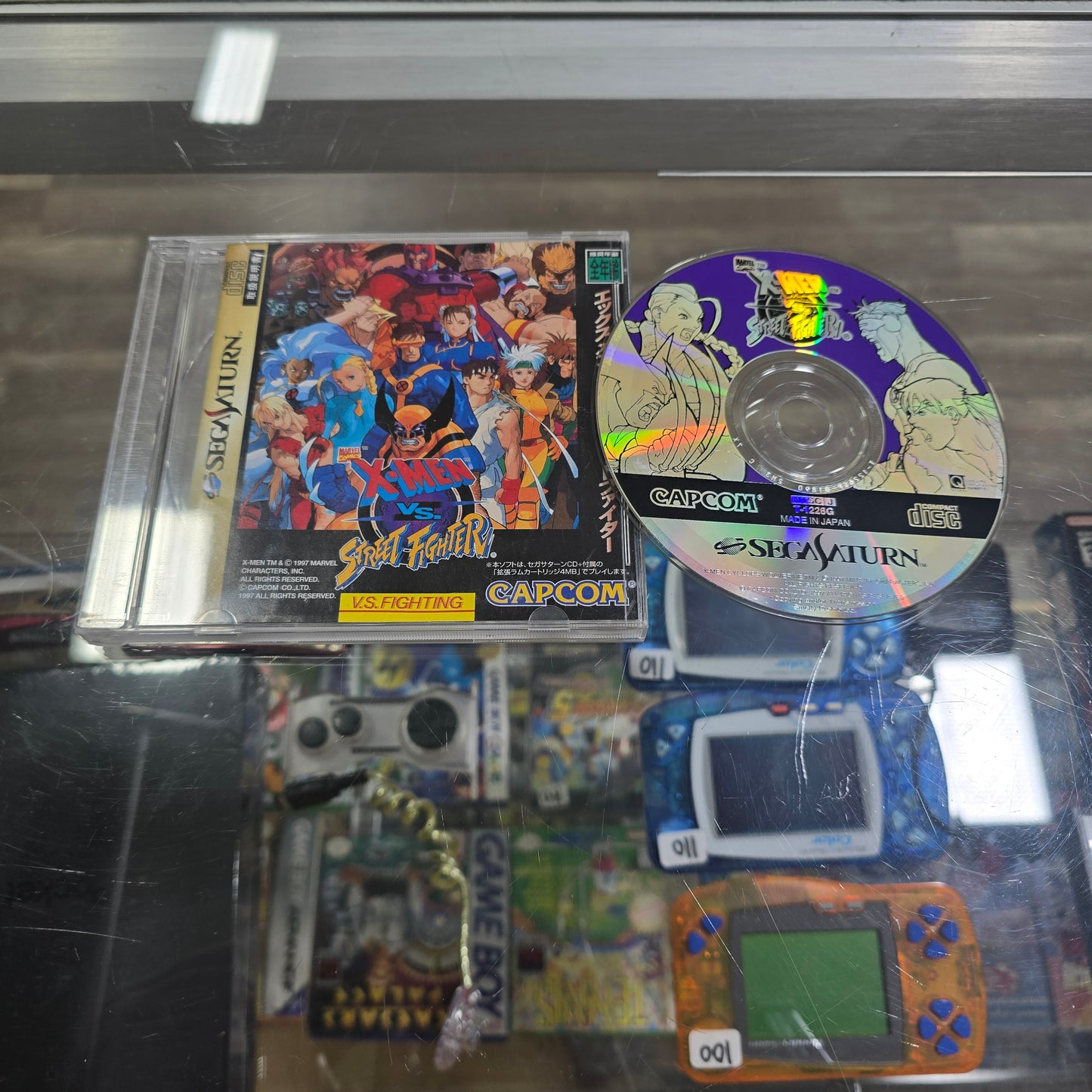 X-Men Vs. Street Fighter (Manual and Disc Only) JP Sega Saturn