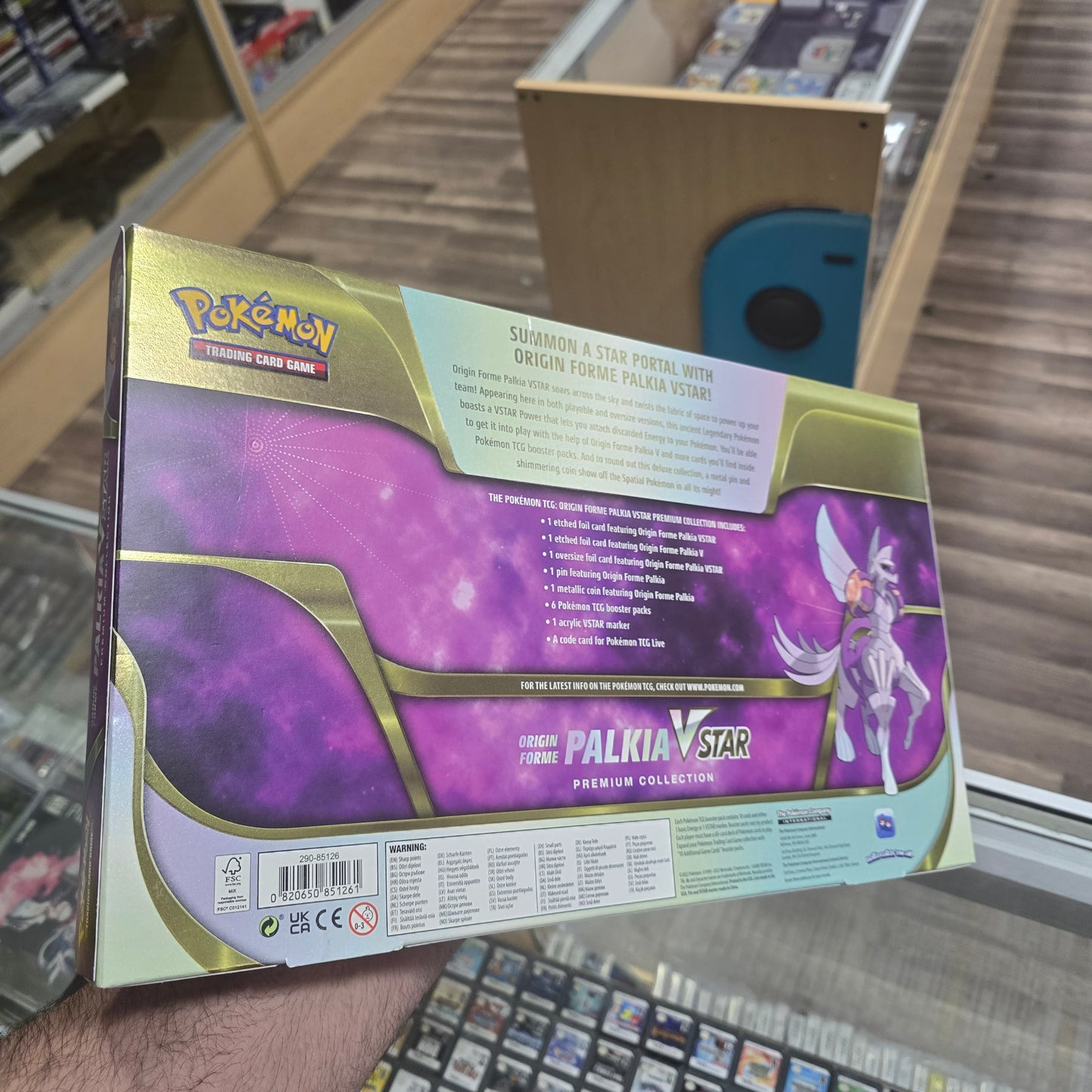 Origin Forme Palkia VSTAR Premium Collection - SWSH11: Lost Origin