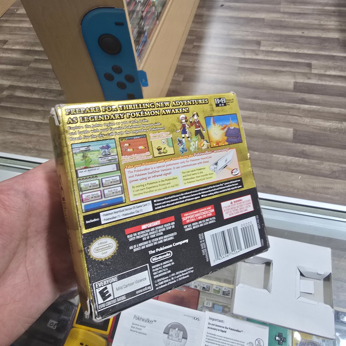 Pokémon HeartGold (BIG BOX ONLY) (NO GAME) Nintendo DS