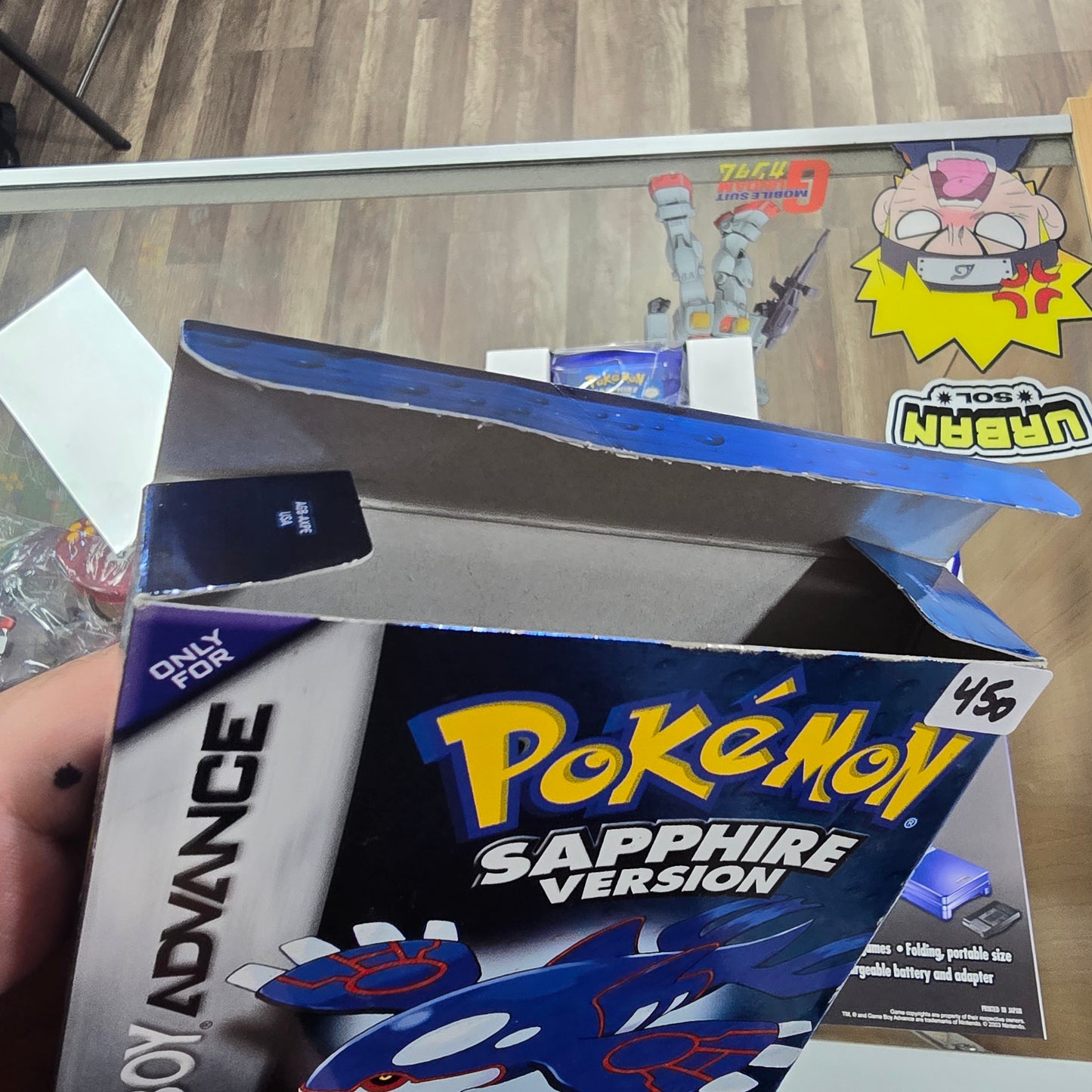 Pokémon Sapphire Authentic CIB with Poster Nintendo Gameboy Advance
