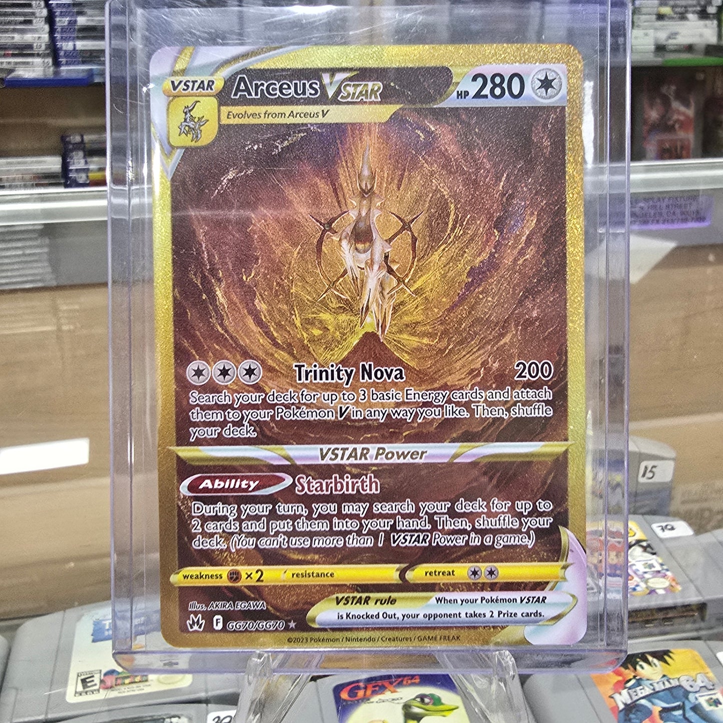 Arceus VSTAR (Secret) - Crown Zenith: Galarian Gallery (NM)