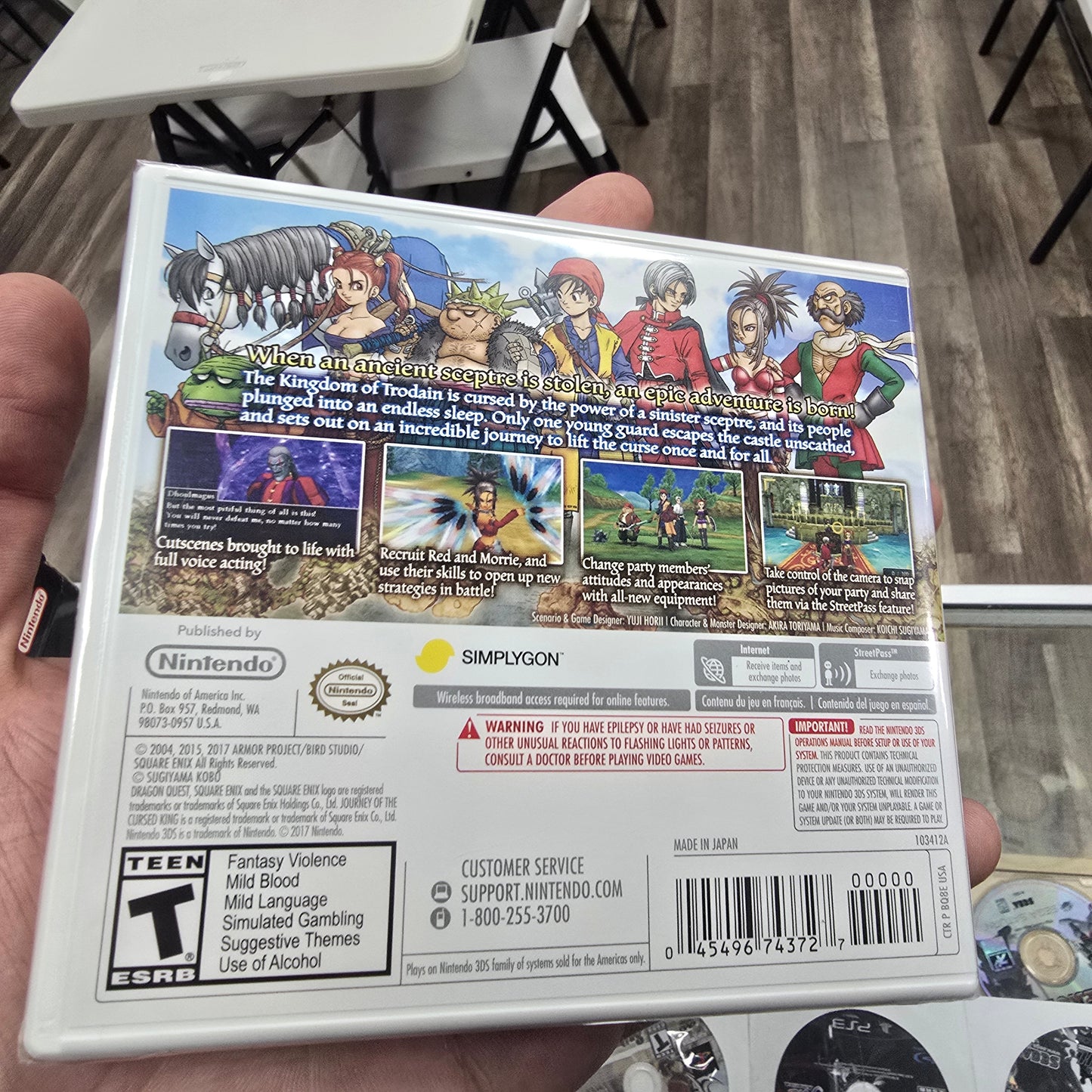 Dragon Quest VIII: Journey of the Cursed King NEW SEALED Nintendo 3DS