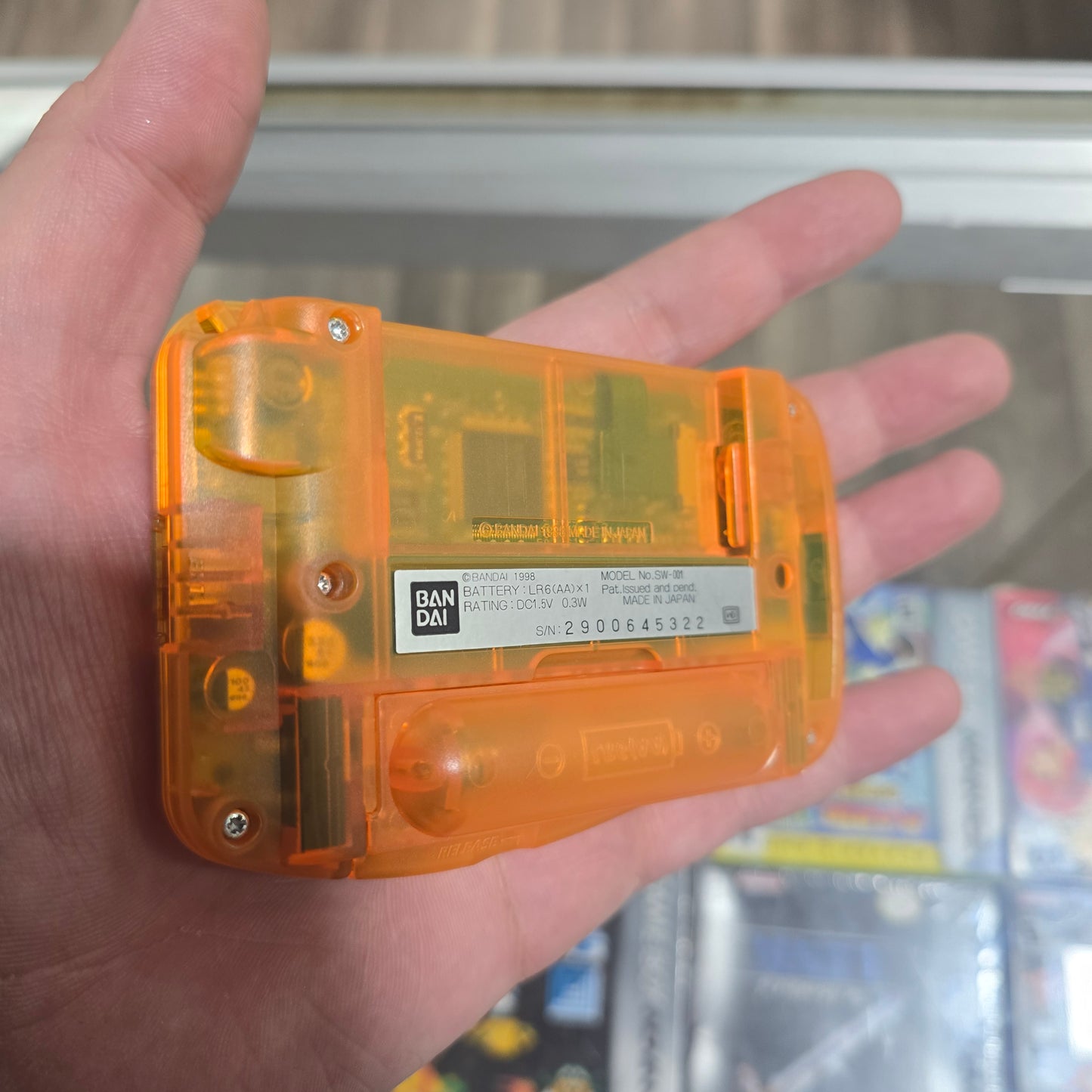 WonderSwan Transparent Orange Handheld System