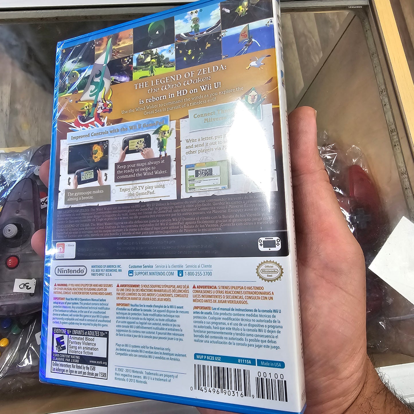 Zelda Wind Waker HD SEALED NEW (USA) Nintendo Wii U
