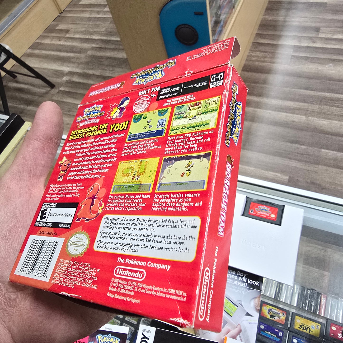 Pokemon Mystery Dungeon Red Rescue Team CIB Nintendo GameBoy Advance