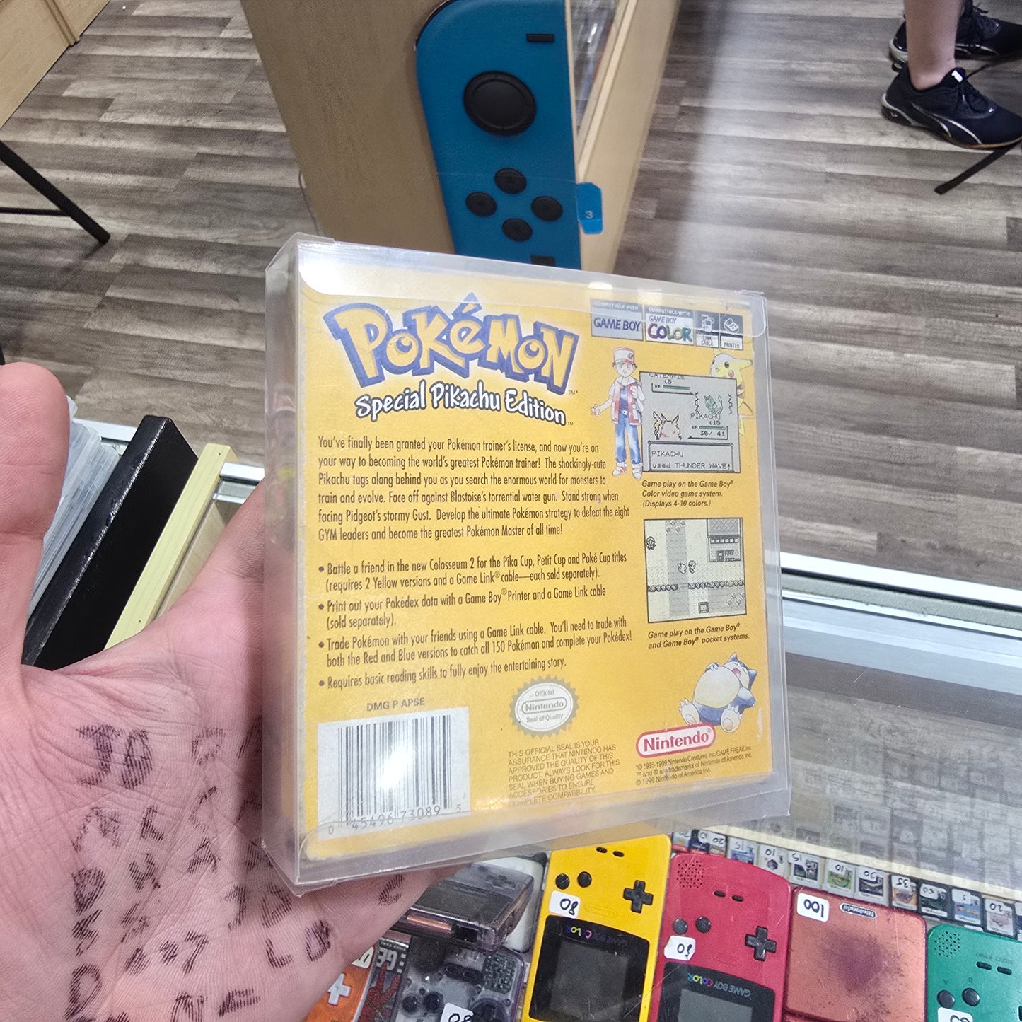 Pokemon Yellow (Authentic) (Saves) Nintendo Gameboy with Box and Manual