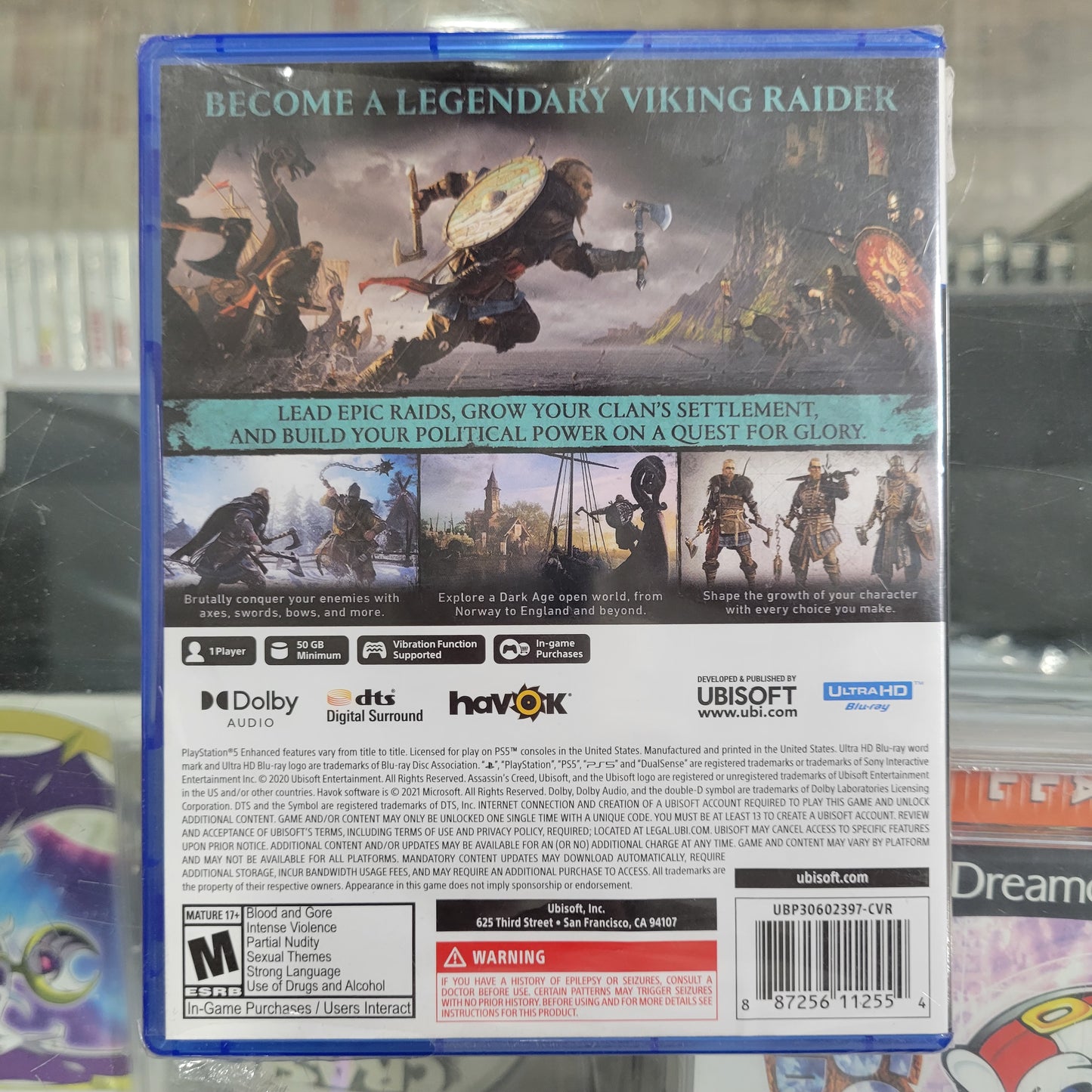 New Sealed Assassin's Creed Valhalla Playstation 5