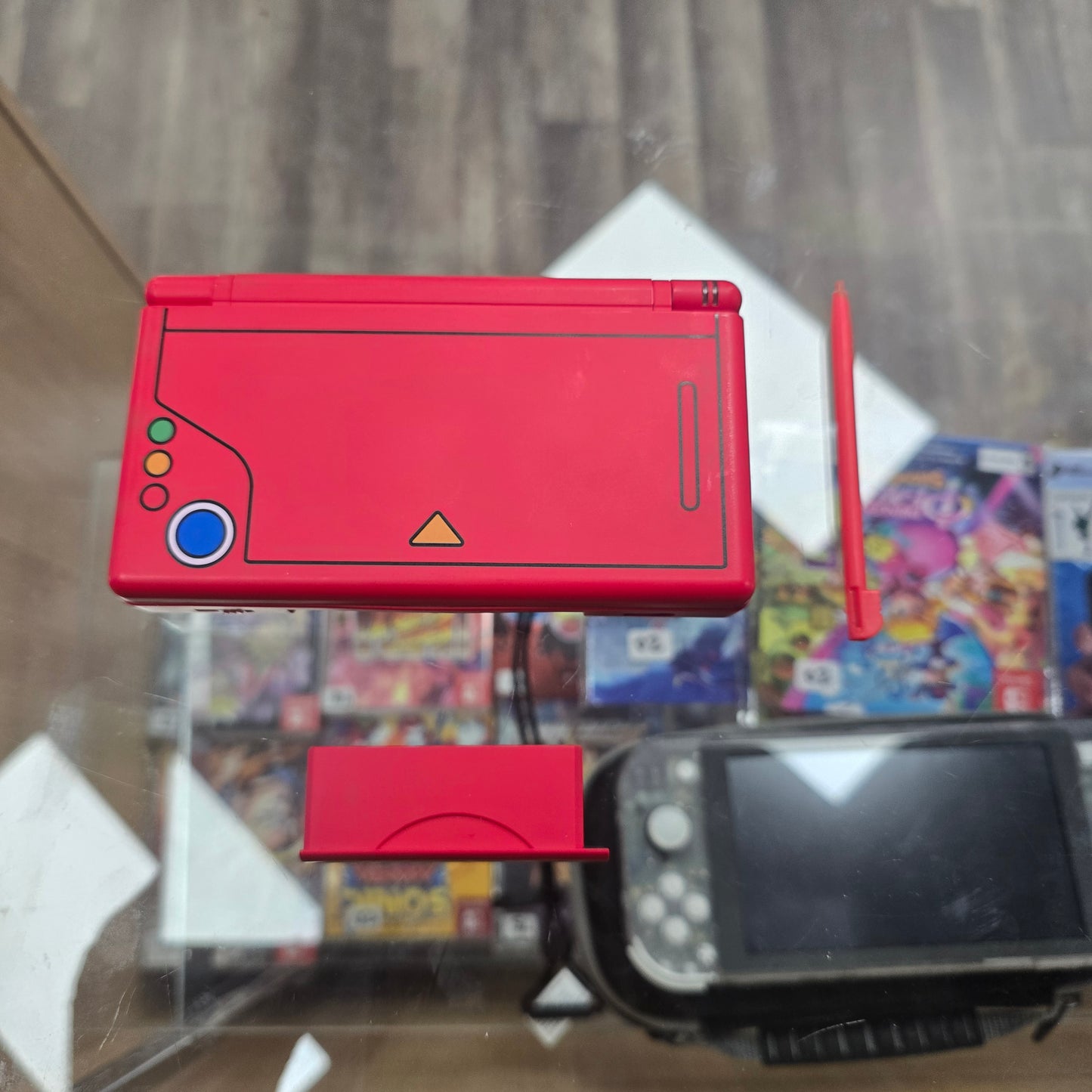 Custom Shell Pokémon (Pokedex Themed) Ds Lite Handheld System with Charger