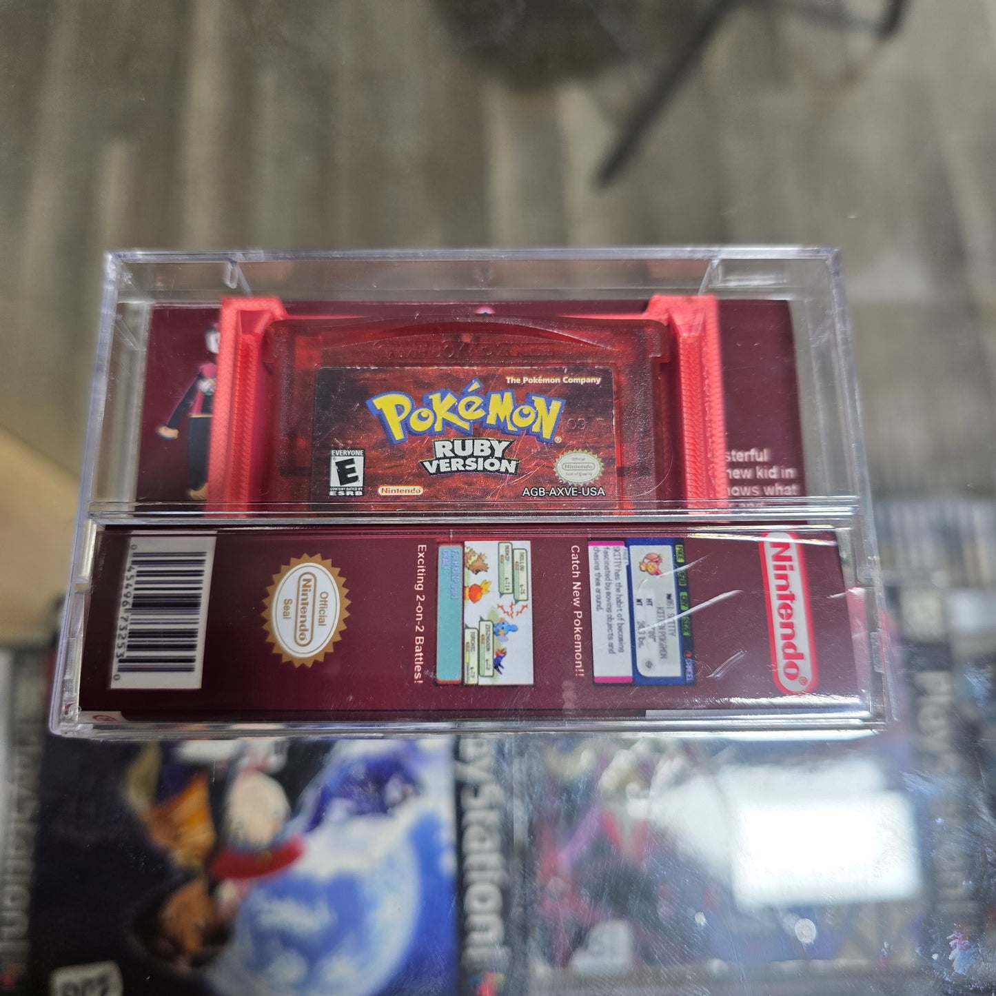 Pokémon Ruby (Authentic) with Custom Case Nintendo GameBoy Advance