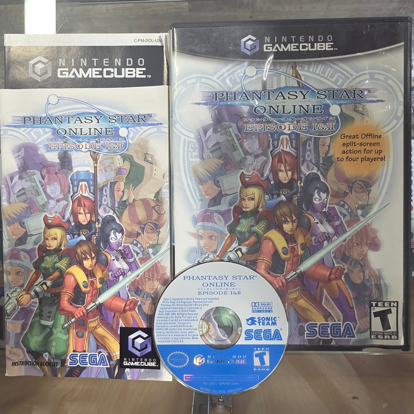 Phantasy Star Episode I & II Nintendo Gamecube