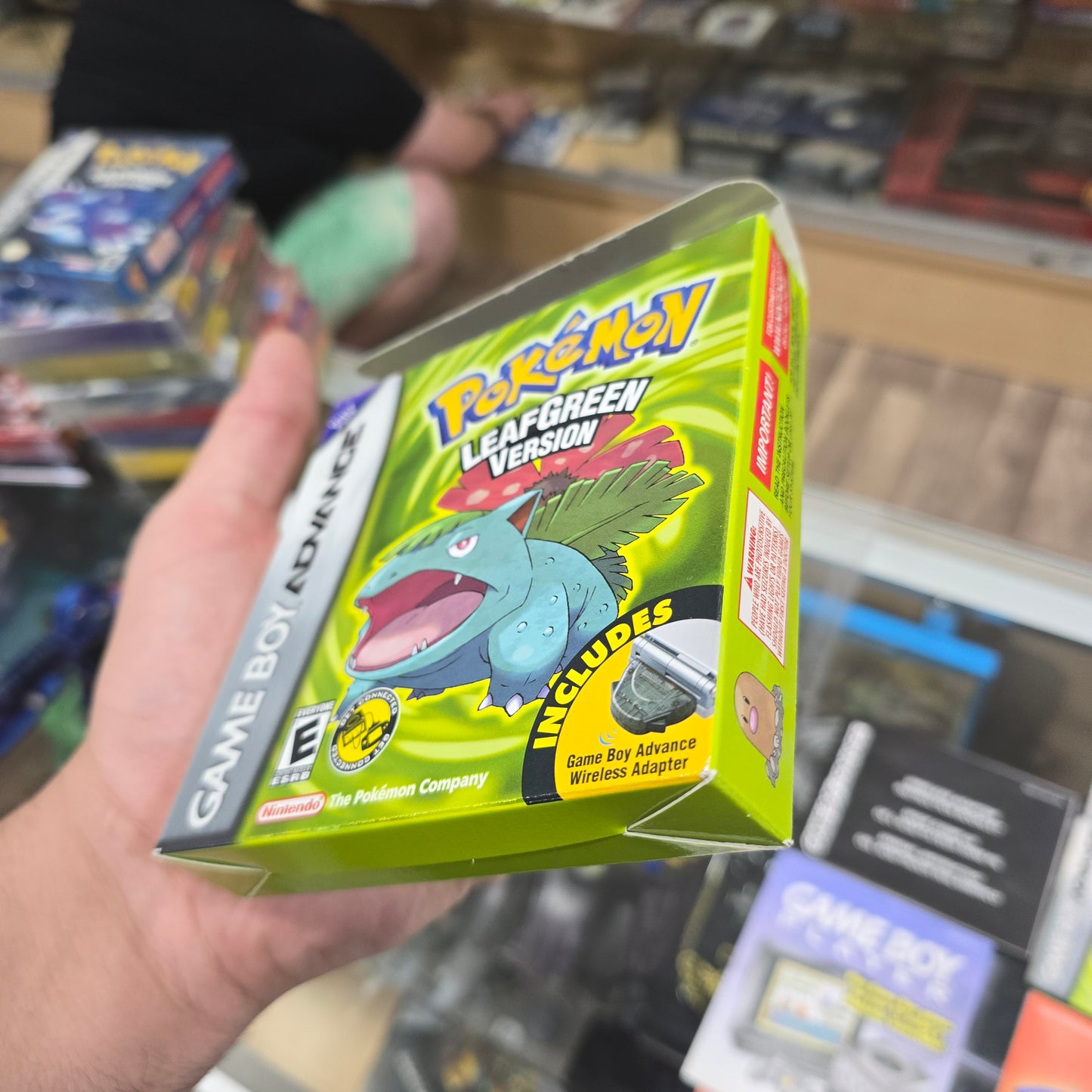 Pokémon LeafGreen (Authentic) (Good Condition) (CIB) Nintendo Gameboy Advance