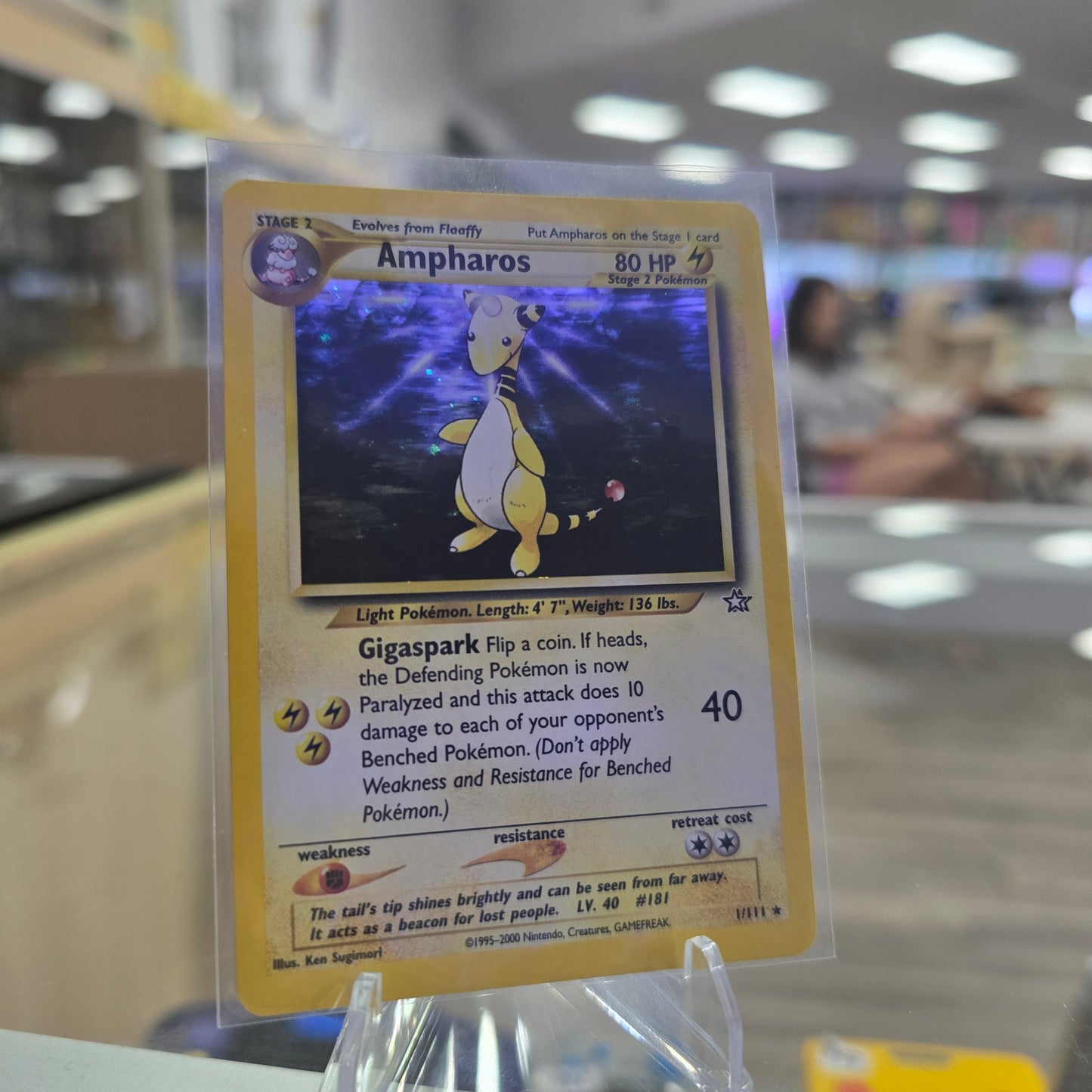 Ampharos - Neo Genesis Holofoil (NM)