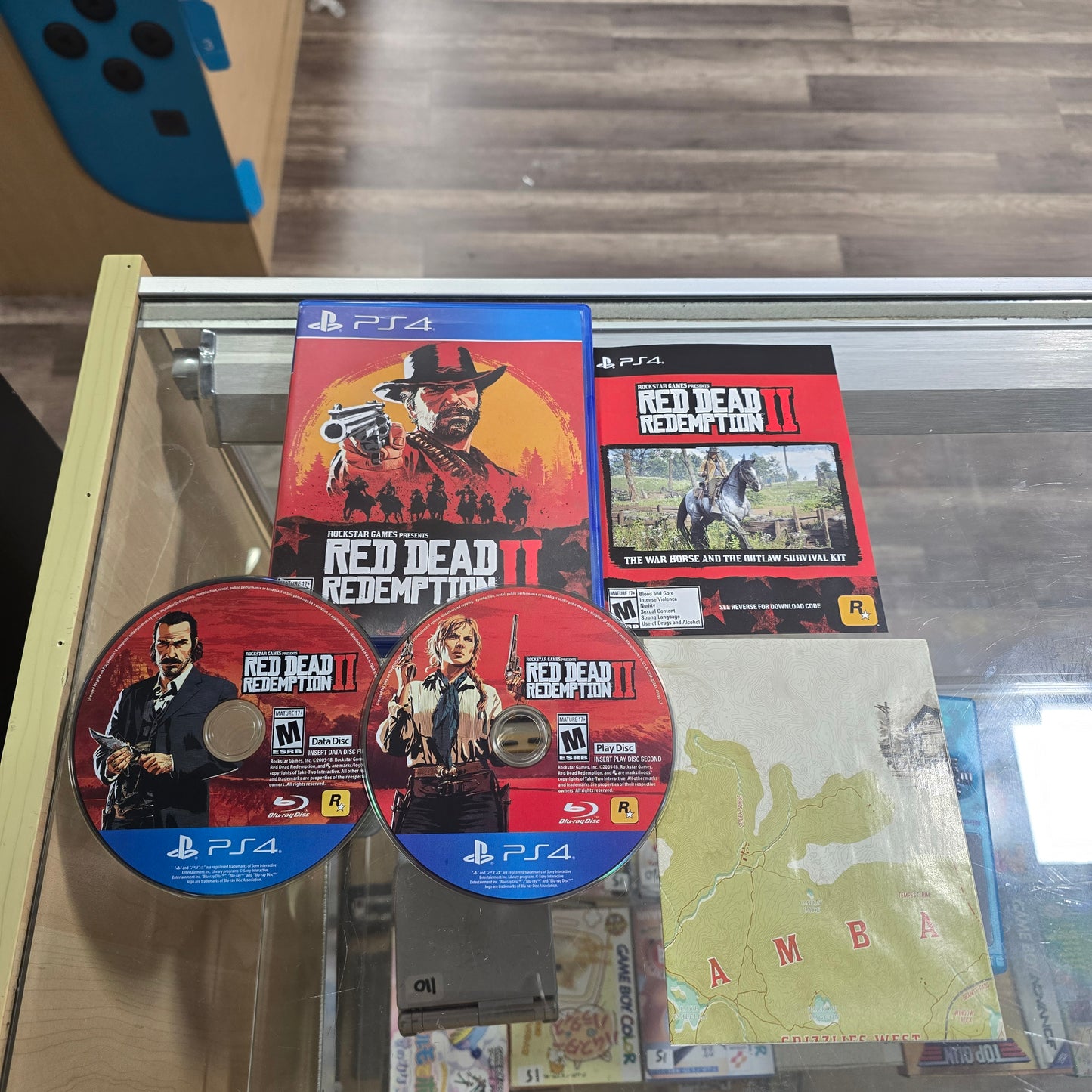 Red Dead Redemption 2 with Map Playstation 4