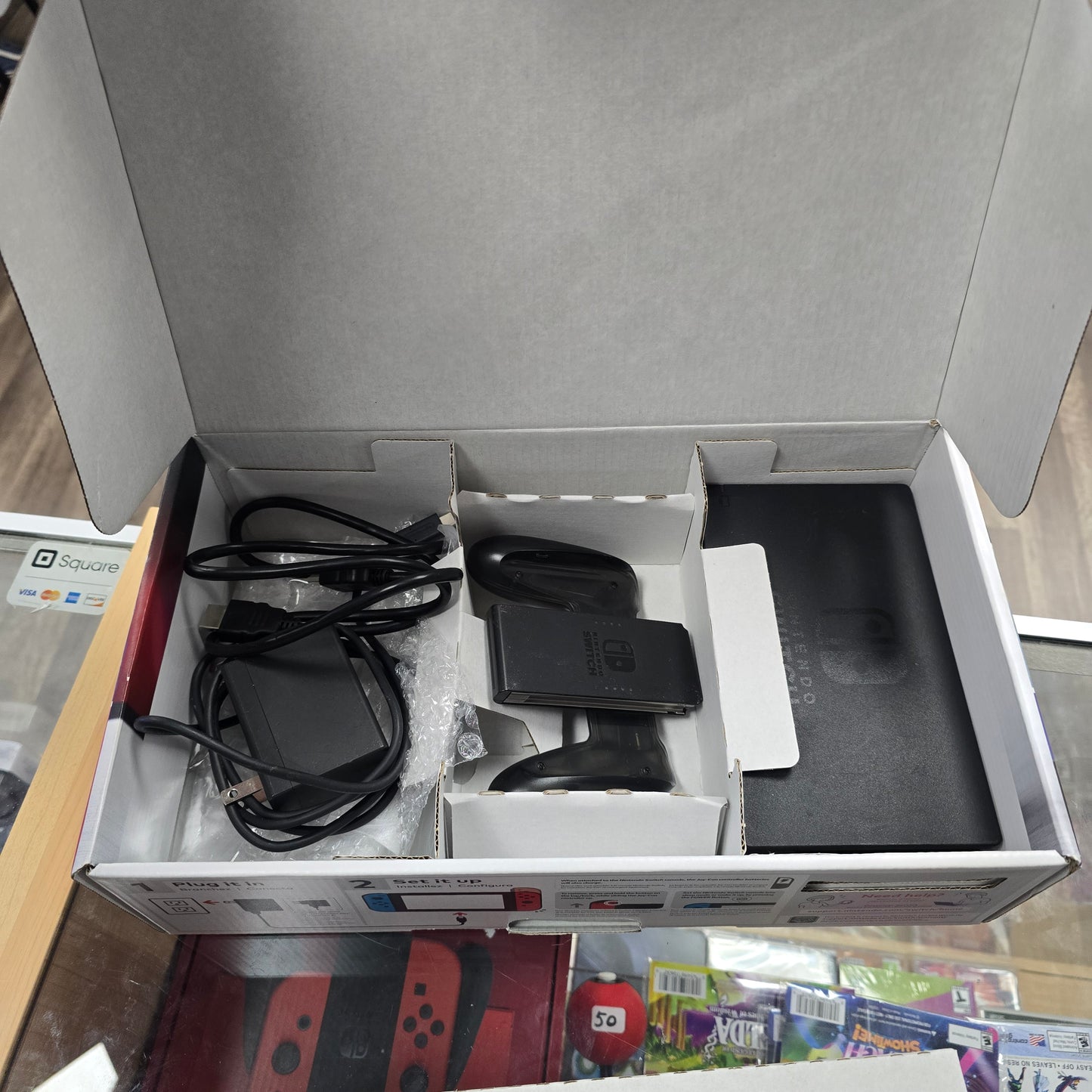 Nintendo Switch System with Box and Dock + Accessories