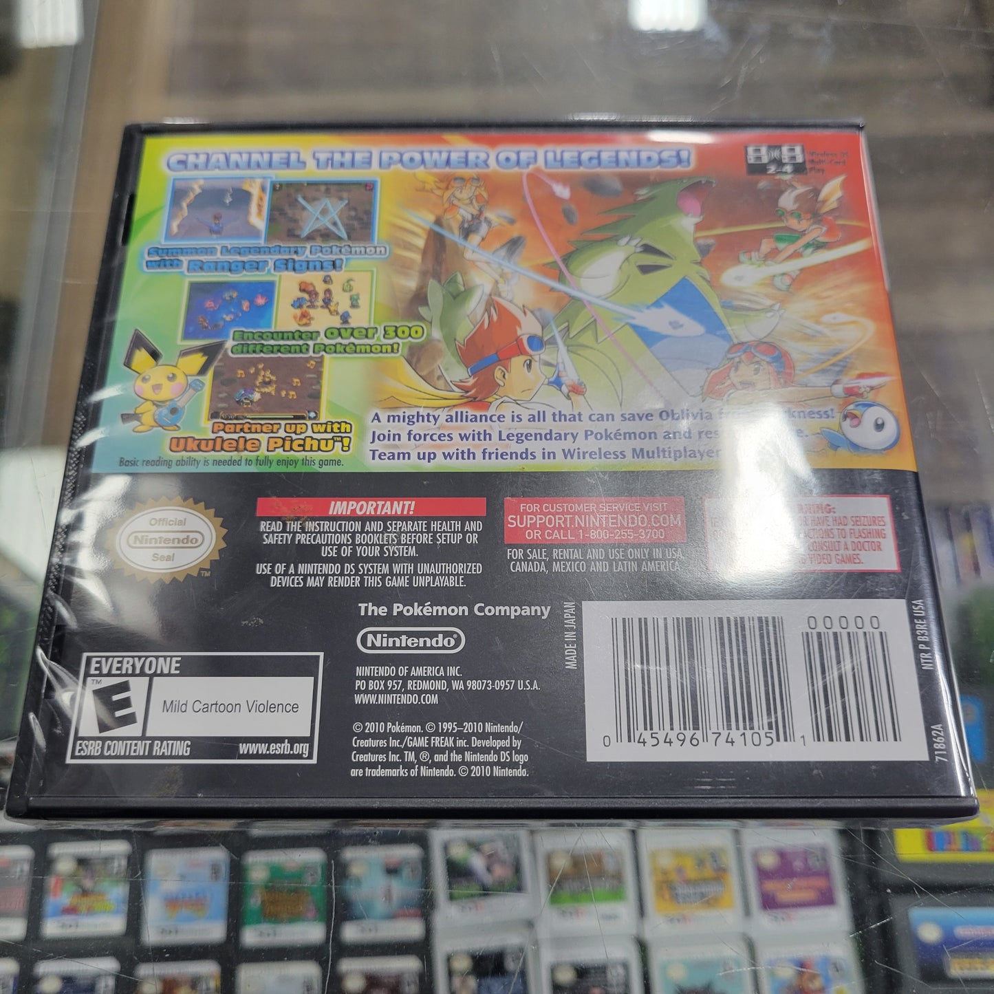 New Sealed Pokémon Ranger Guardian Signs Nintendo DS