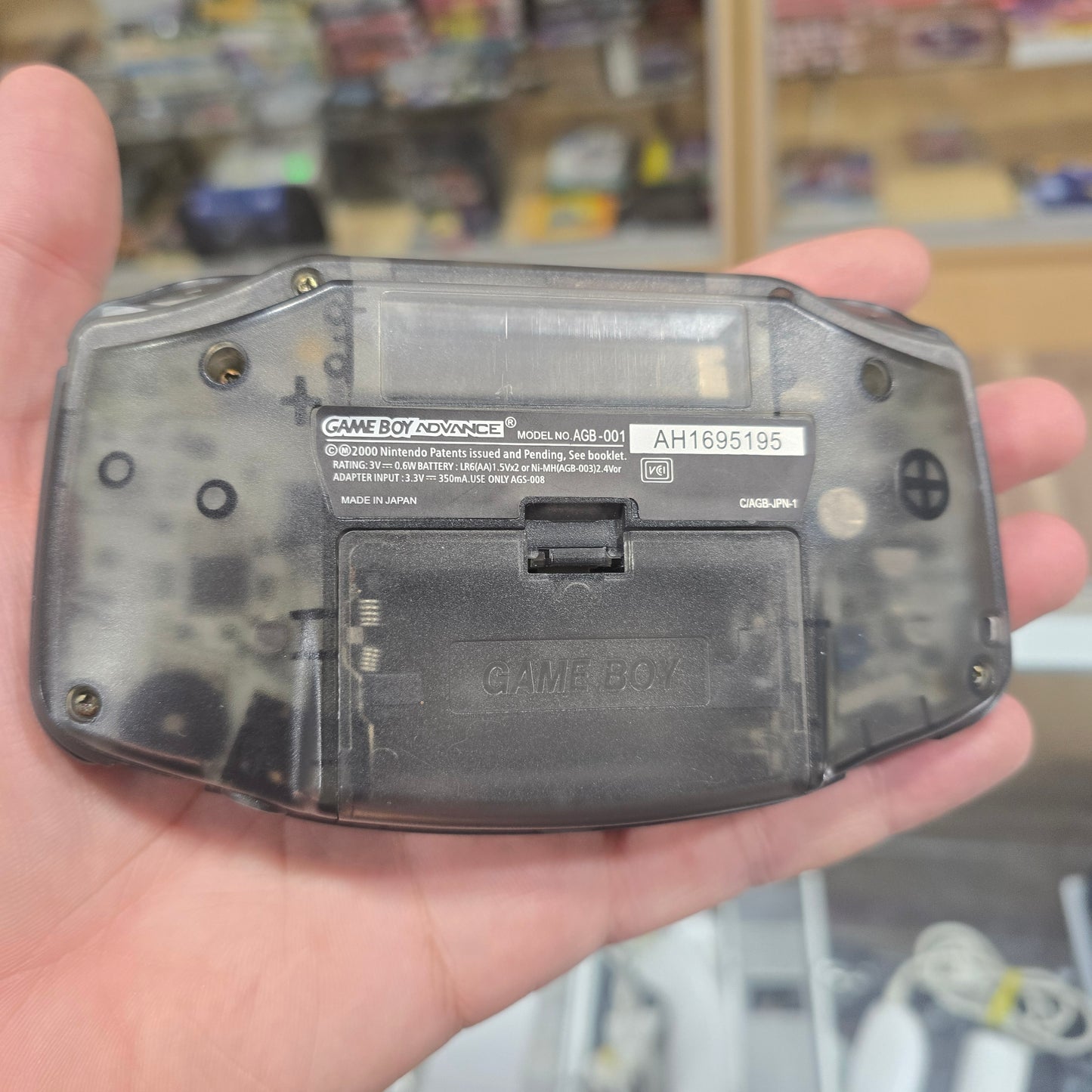 Nintendo Gameboy Advance Handheld System with Custom Shell