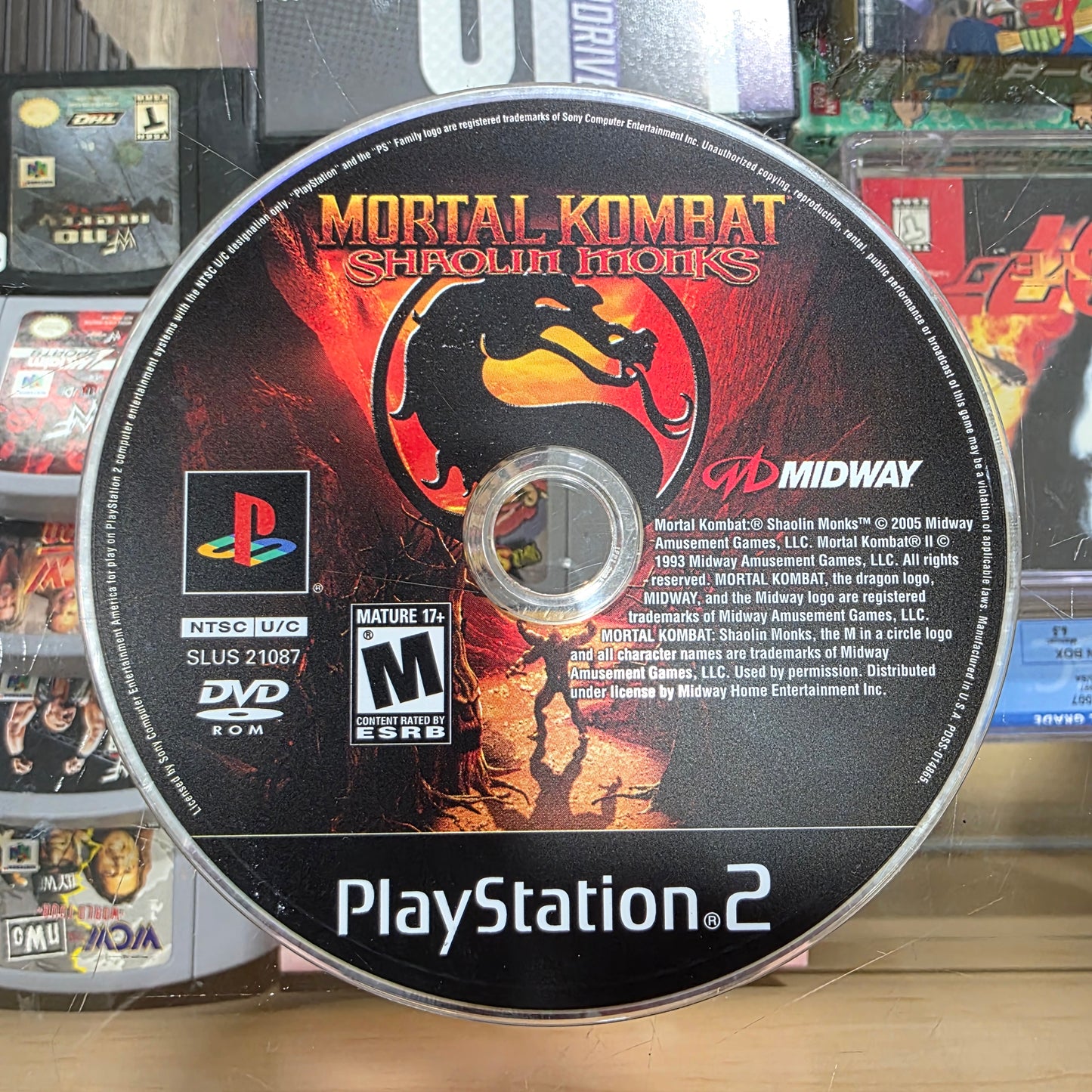 Mortal Kombat Shaolin Monks Playstation 2