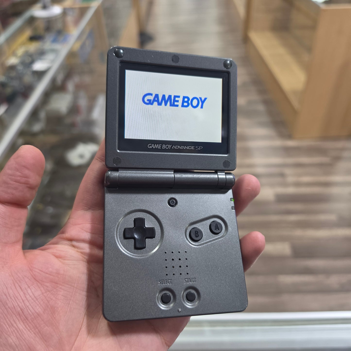Black Nintendo Gameboy Advance SP Handheld System with Charger 101 Model