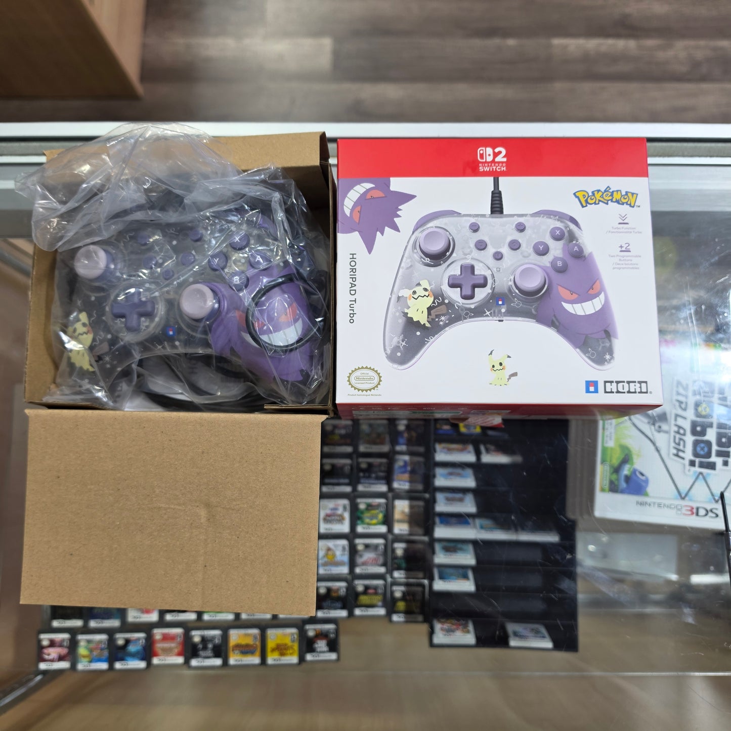 HORIPAD Turbo Pokemon Gengar & Mimikyu Wired Controller for Nintendo Switch 2