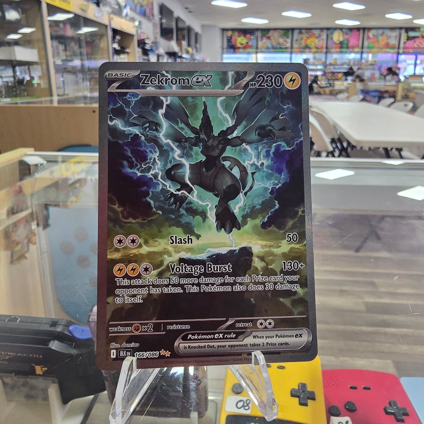 Zekrom ex - 166/086 - SV: Black Bolt (NM)