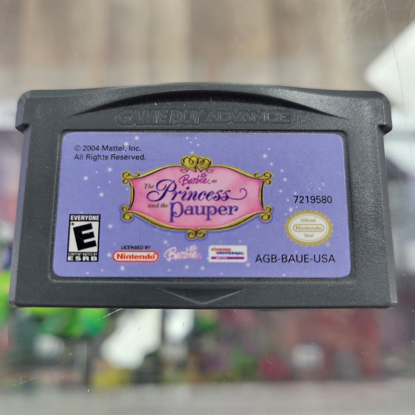 Barbie The Princess and the Pauper Nintendo Gameboy Advance
