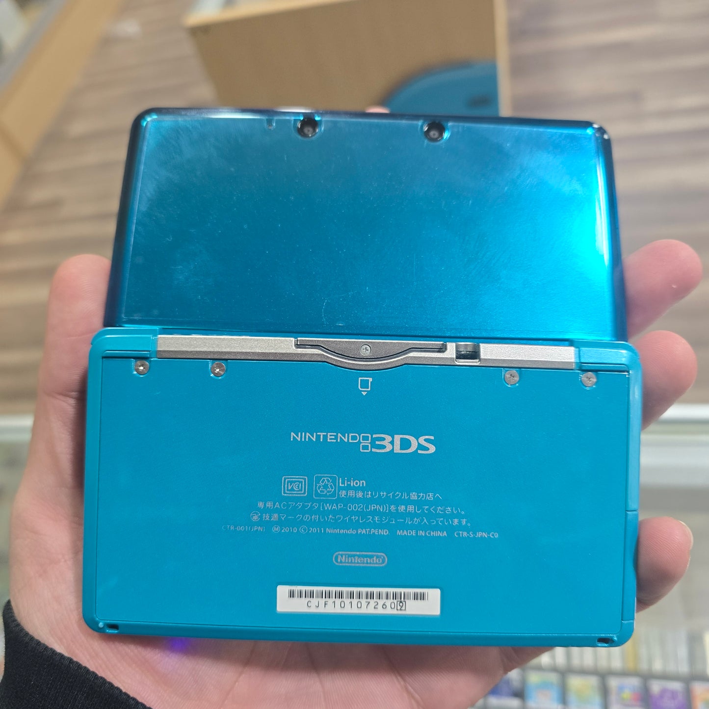 Blue Nintendo 3DS Handheld System with Digital Games
