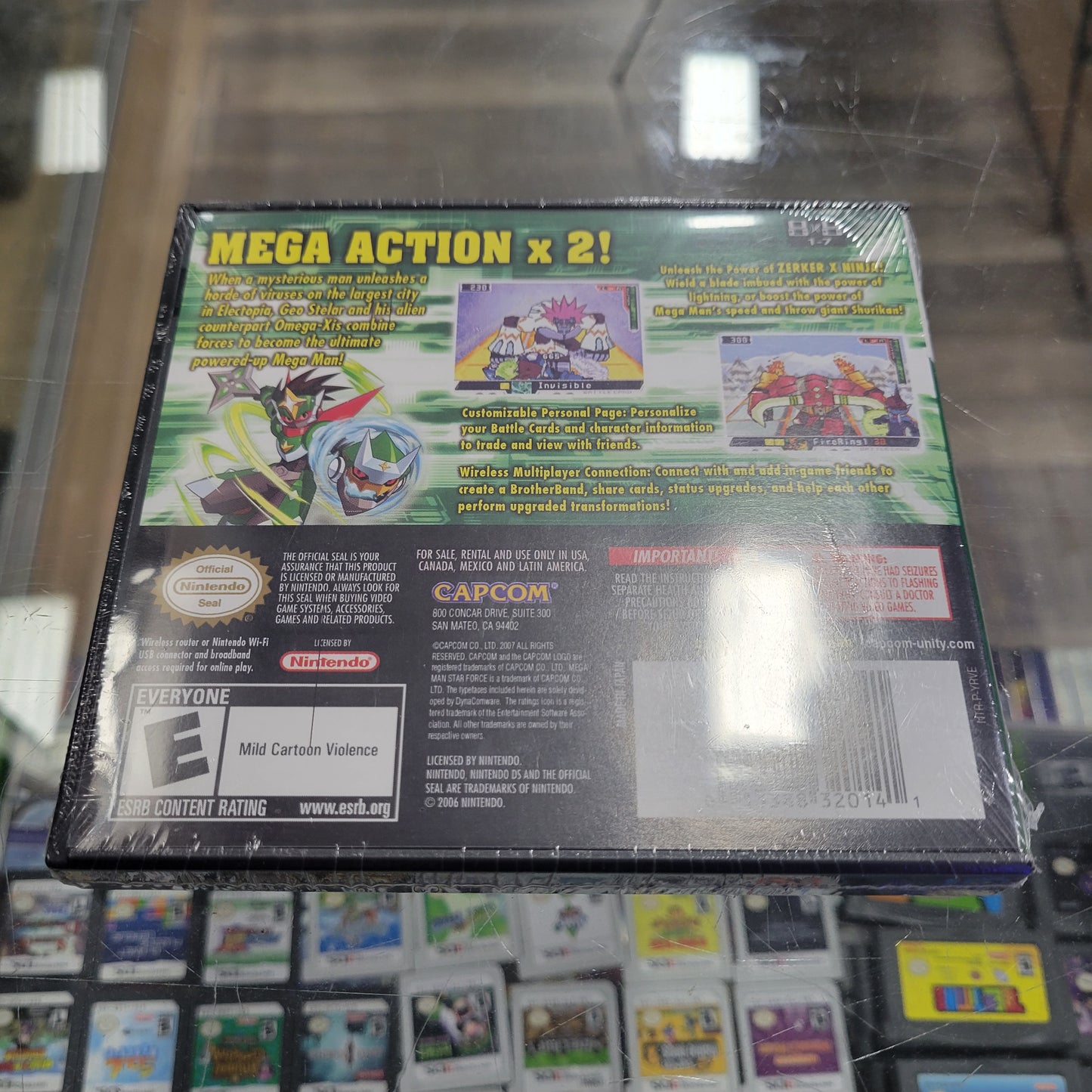 New Sealed Megaman Star Force 2 Zerker x Ninja Nintendo DS
