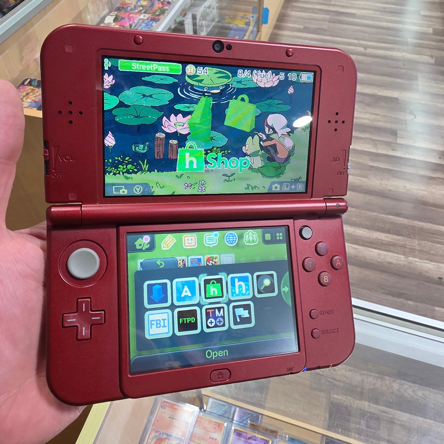 Red New Nintendo 3DS XL Handheld System with Charger (Digital Games) (163)