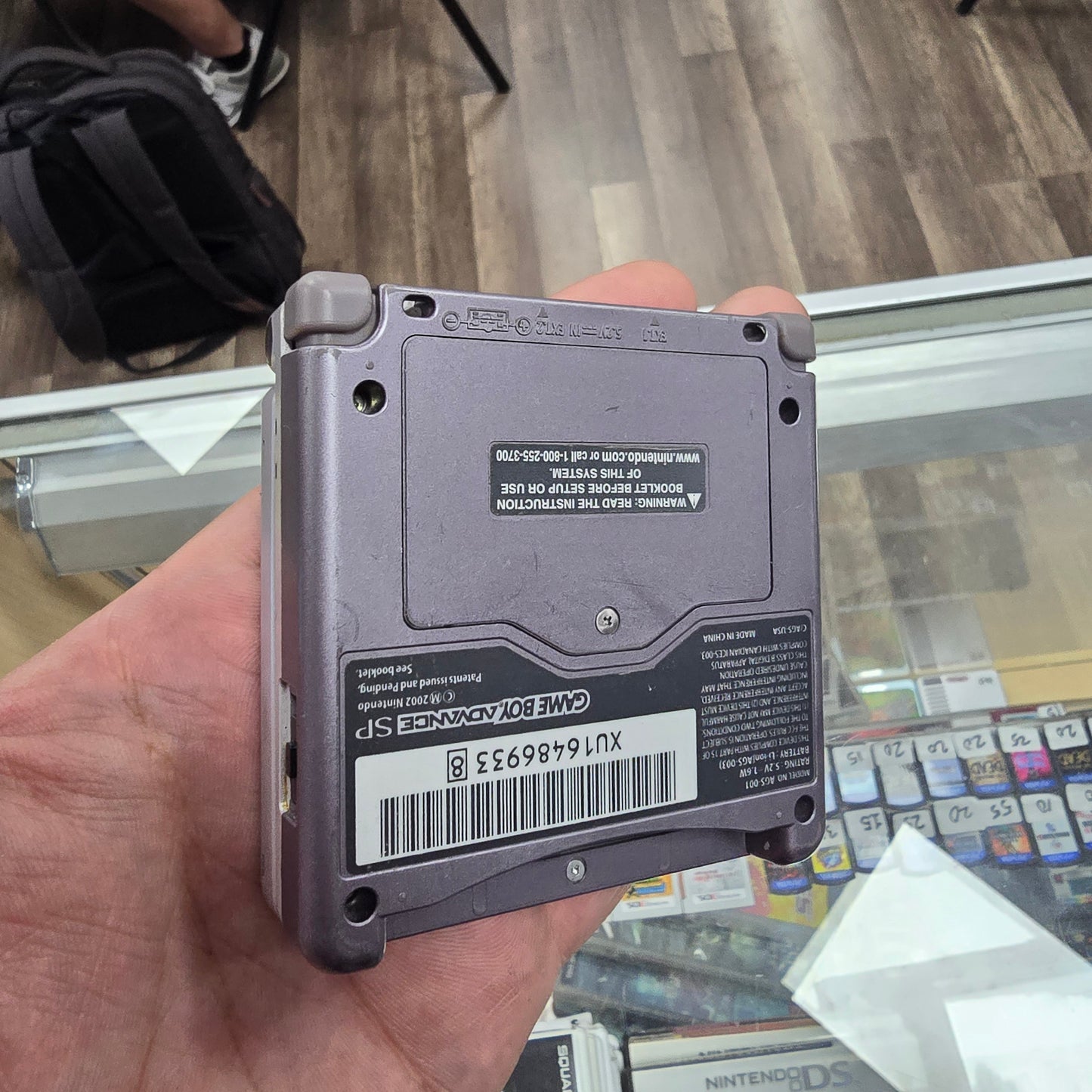 NES Gameboy Advance SP 001 Model Handheld with charger