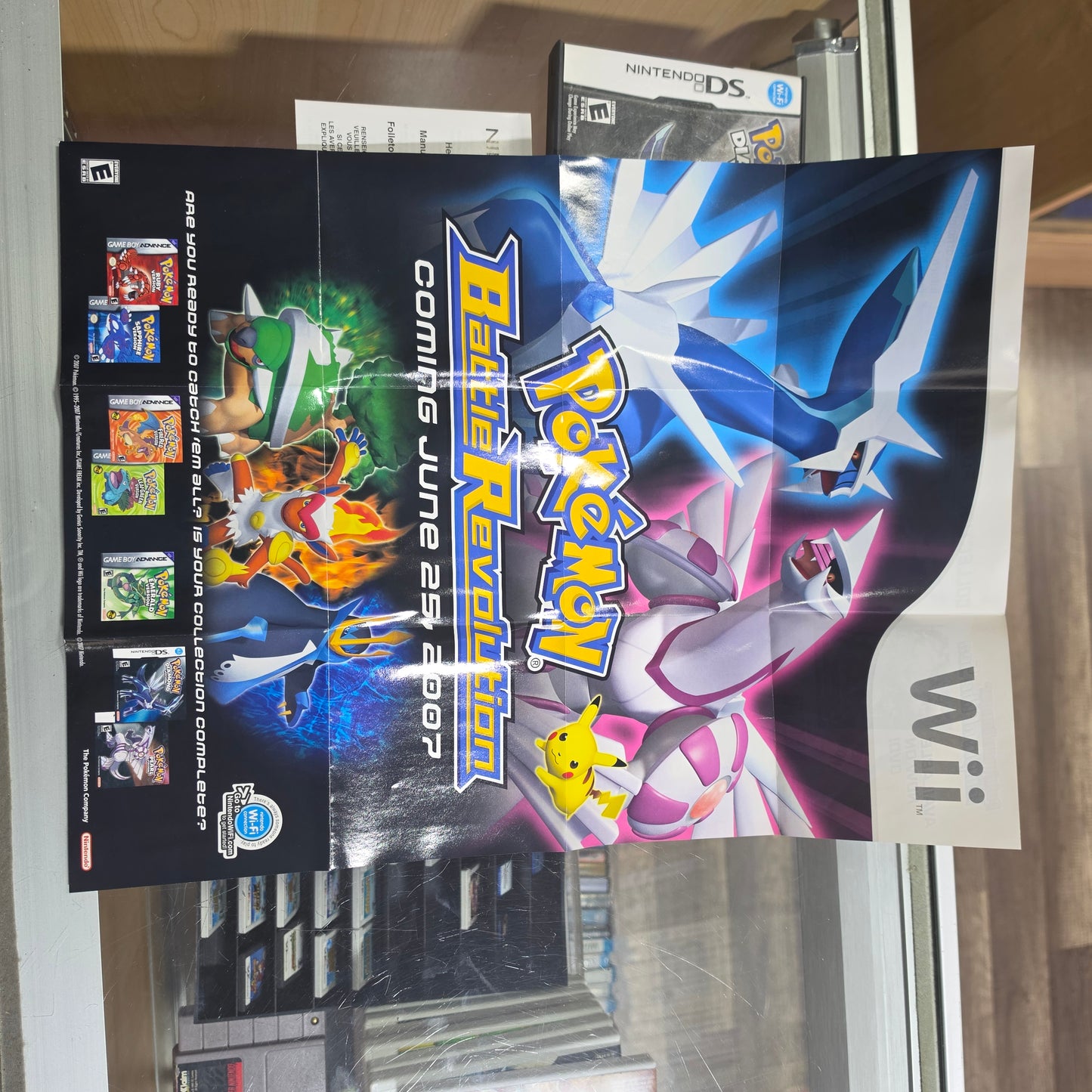 Pokémon Diamond with Poster (Authentic) Nintendo DS