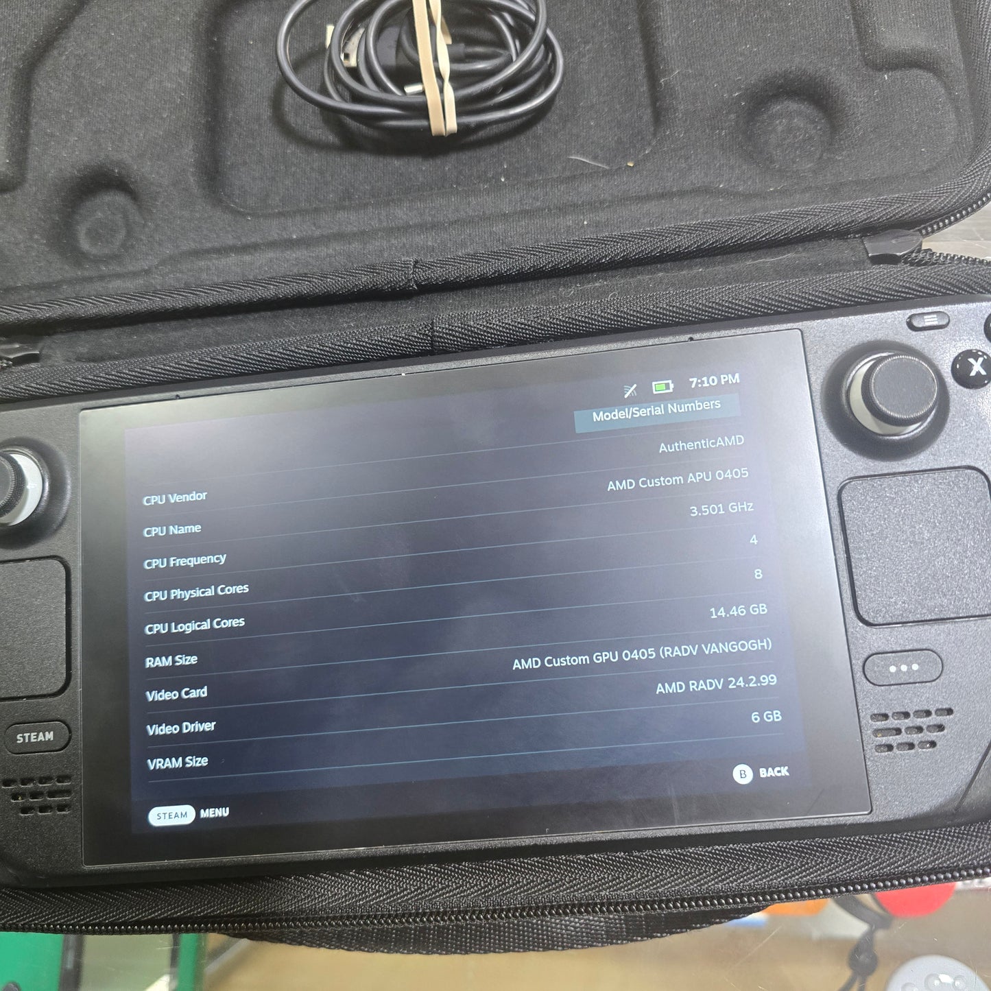 Valve Steam Deck LCD 64GB Handheld Console System 1010