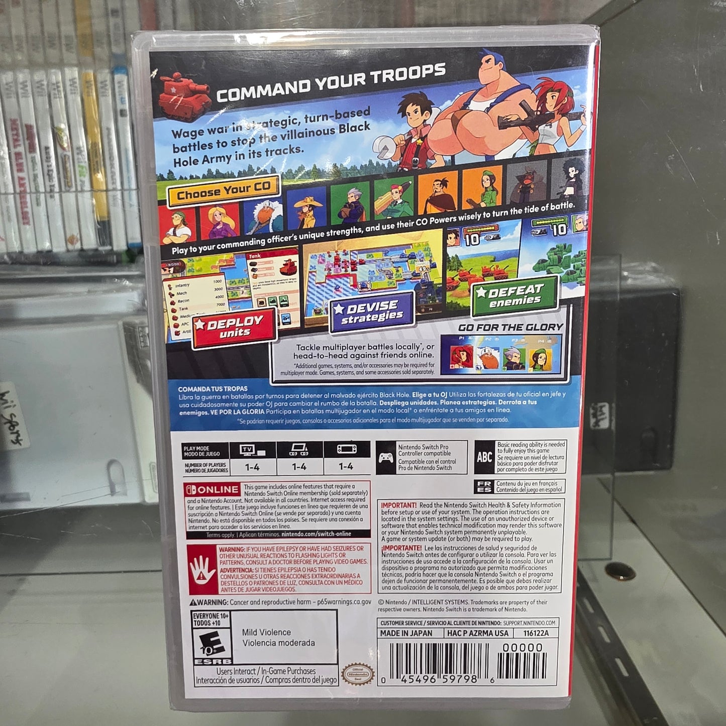 New Sealed Advance Wars 1 and 2 Pre Boot Camp Nintendo Switch