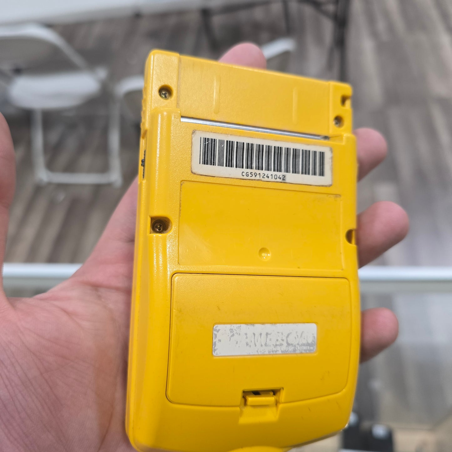 Yellow Nintendo Gameboy Color Handheld System