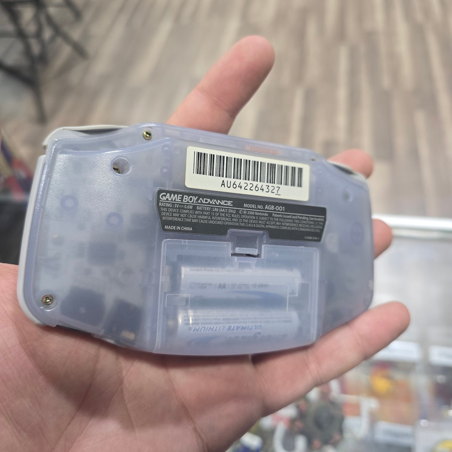 Nintendo Gameboy Advance Handheld System with Custom Pikachu Pokémon Lens