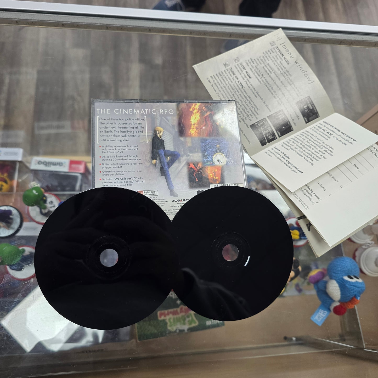 Parasite Eve (Missing Front ArtWork) has Registration Card Playstation 1