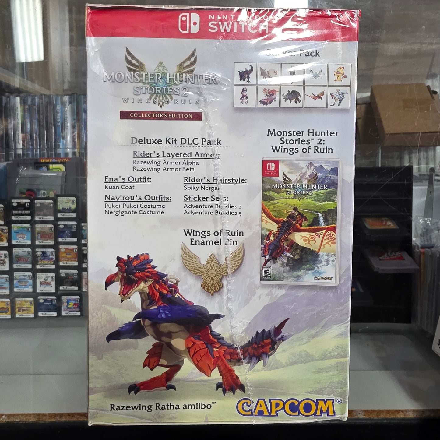 New Sealed Monster Hunter Stories 2 Wings of Ruin Collectors Edition Nintendo Switch