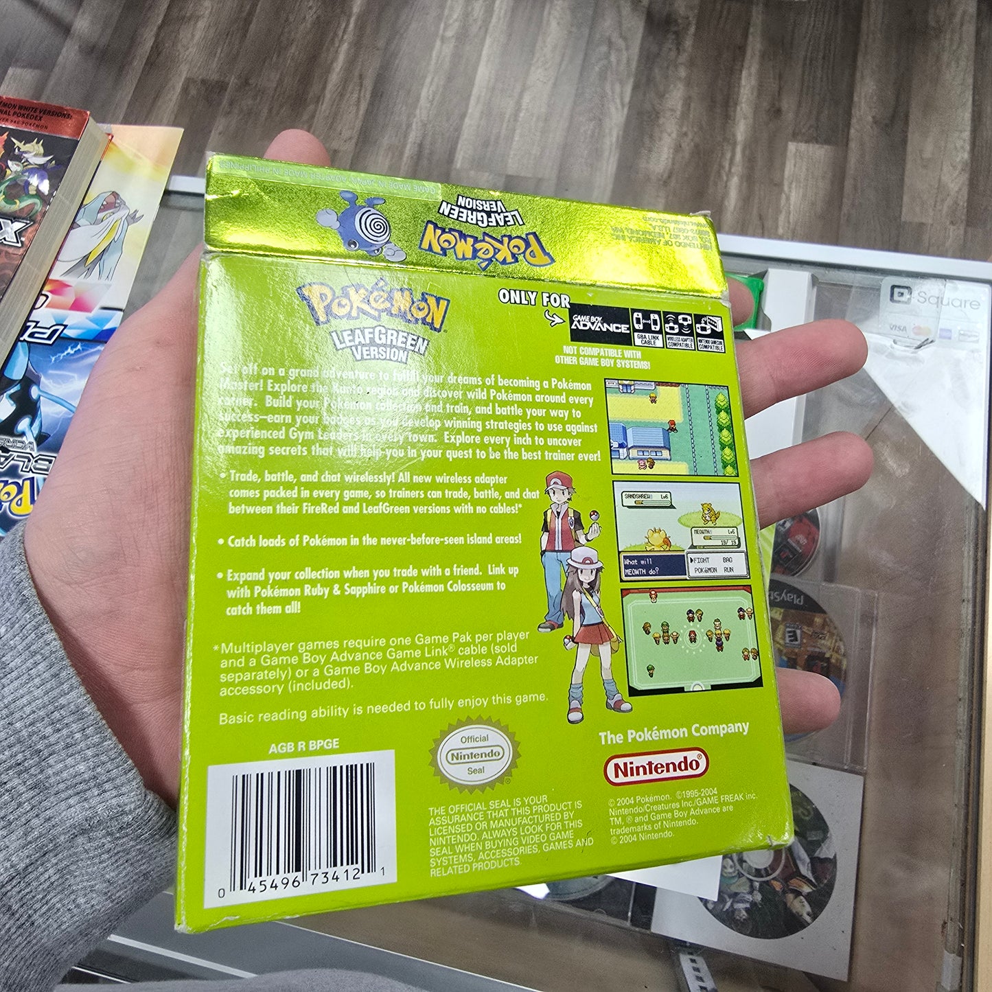 Pokémon LeafGreen (Authentic) CIB Nintendo GameBoy Advance
