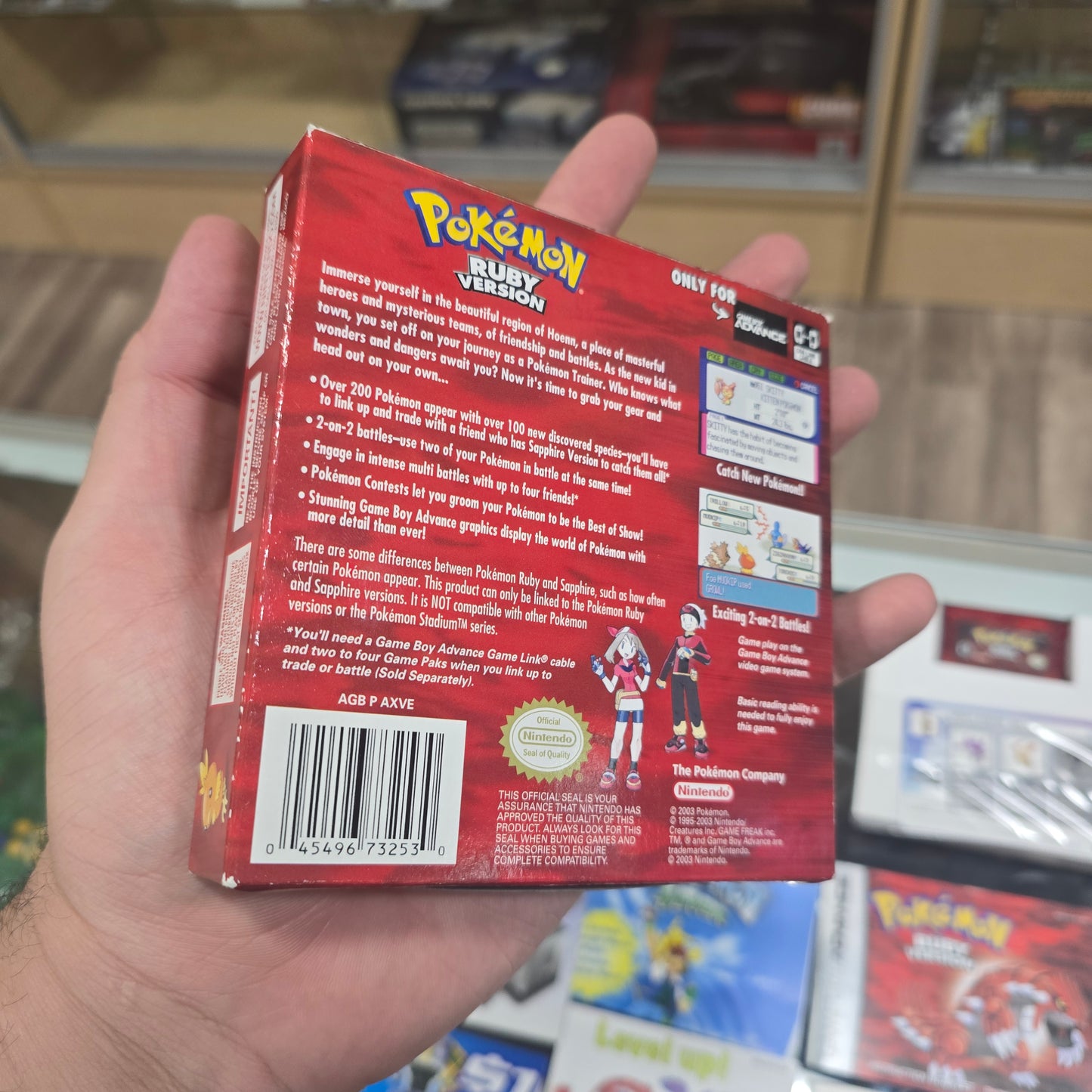 Pokémon Ruby (Authentic) (Good Condition) (CIB) Nintendo Gameboy Advance