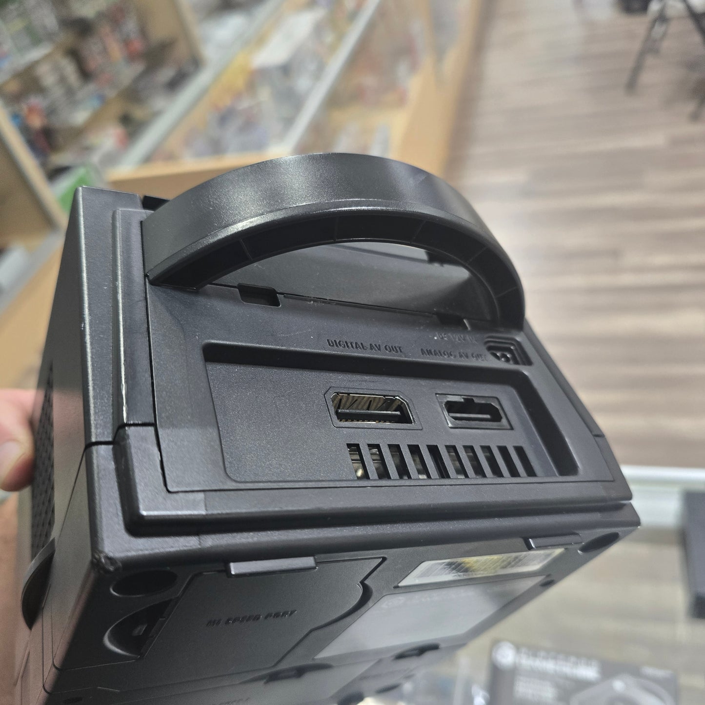 Black Nintendo GameCube System CIB with All Wires and Controller (Clean Console)