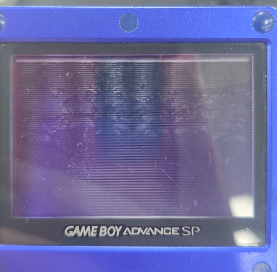 Blue Nintendo Gameboy Advance SP Handheld System with Charger 001 Model (Minor Screen Issue)