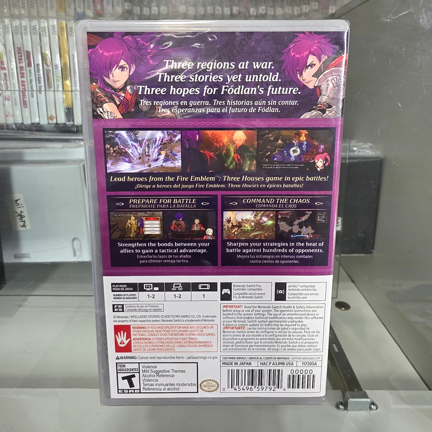 New Sealed Fire Emblem Warriors Three Houses Nintendo Switch