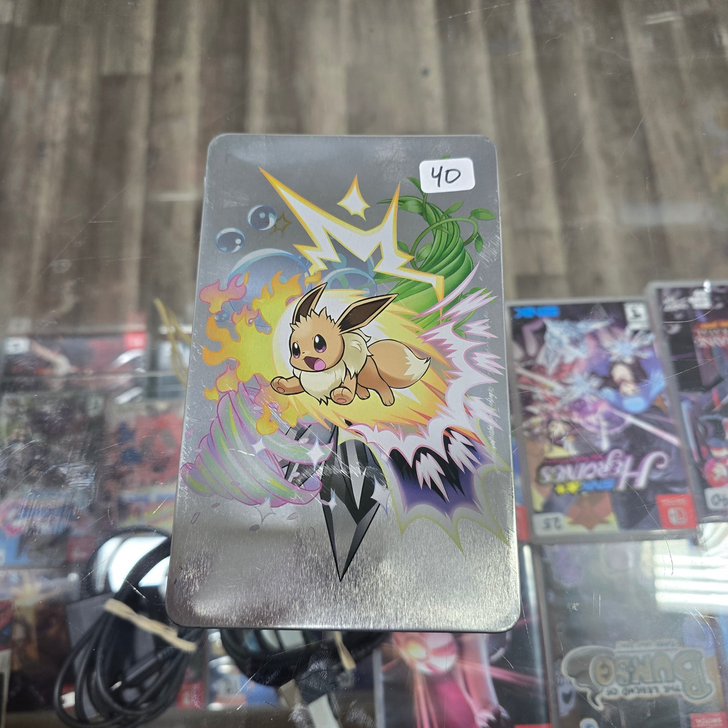 Pokémon Lets Go Pikachu and Eevee Steelbook Case (NO GAME)