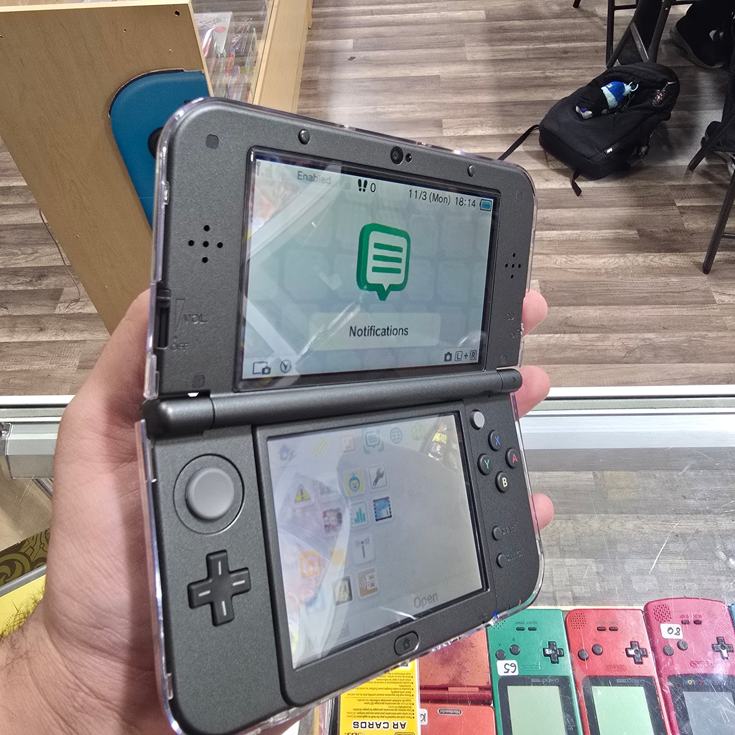 New Nintendo 3DS XL Zelda Majora's Mask Limited Edition Nintendo 3DS Handheld System with Charger