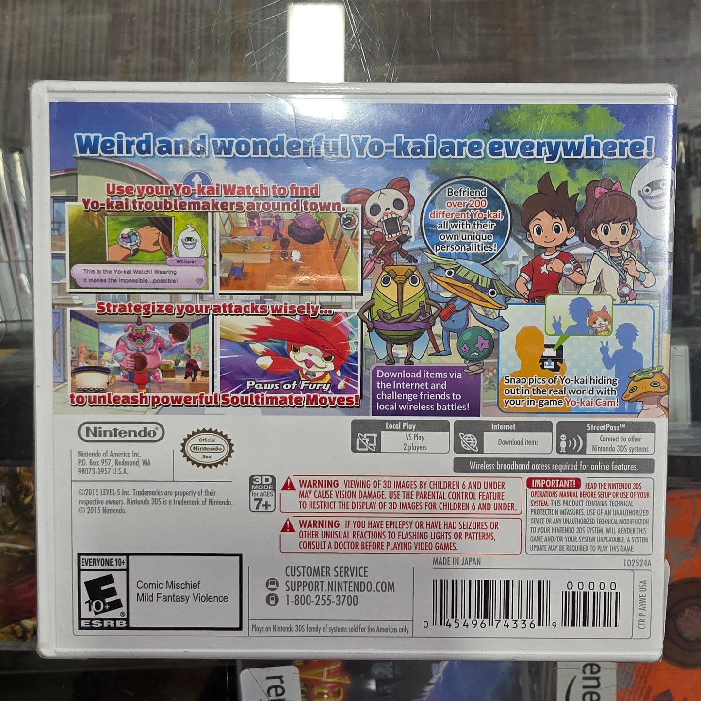 Yo-Kai Watch Nintendo 3DS New